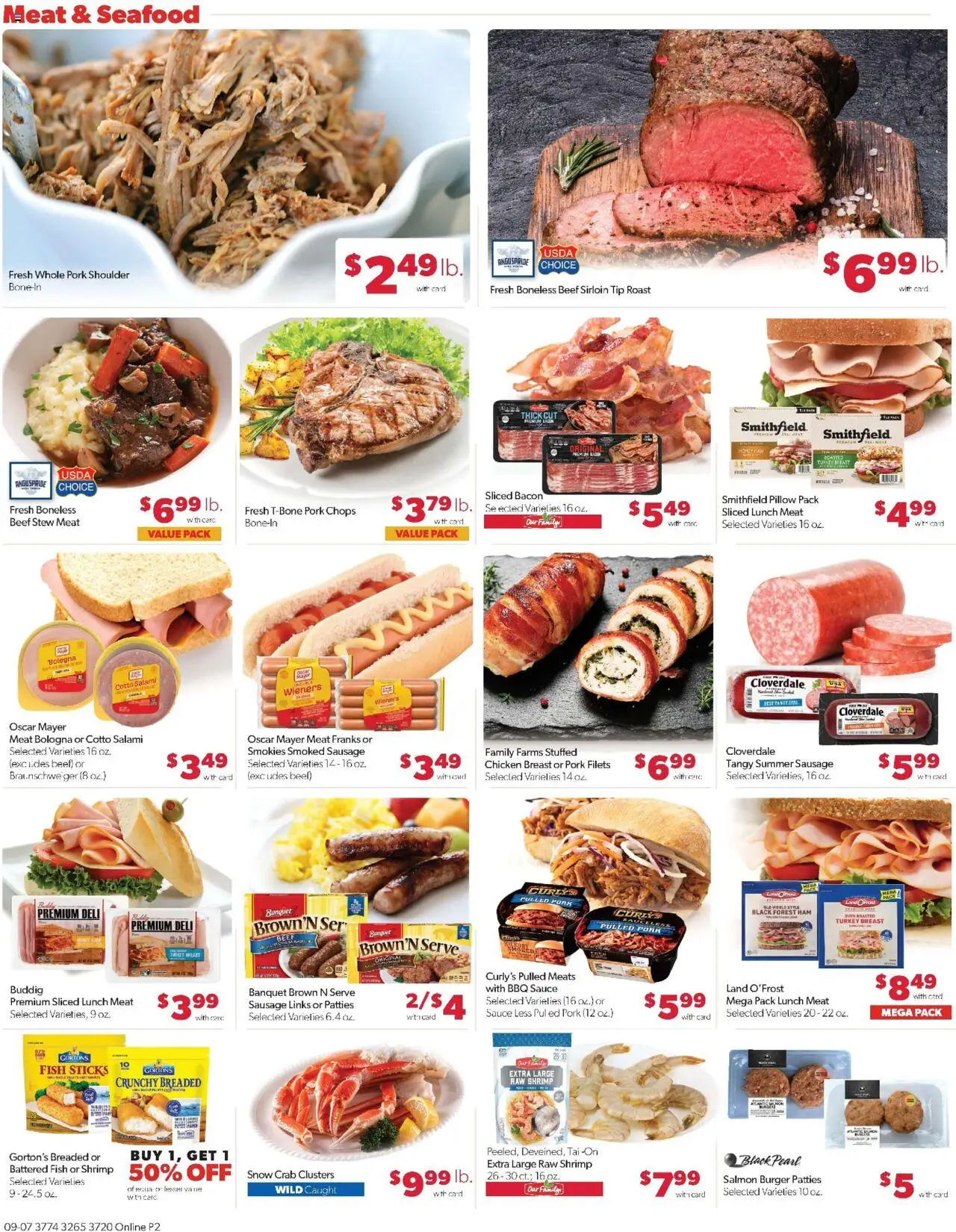Family Fare Weekly Ad - NE - valid from 07.09.2025 | Page: 6 | Products: Salami, Ham, Fish, Oven