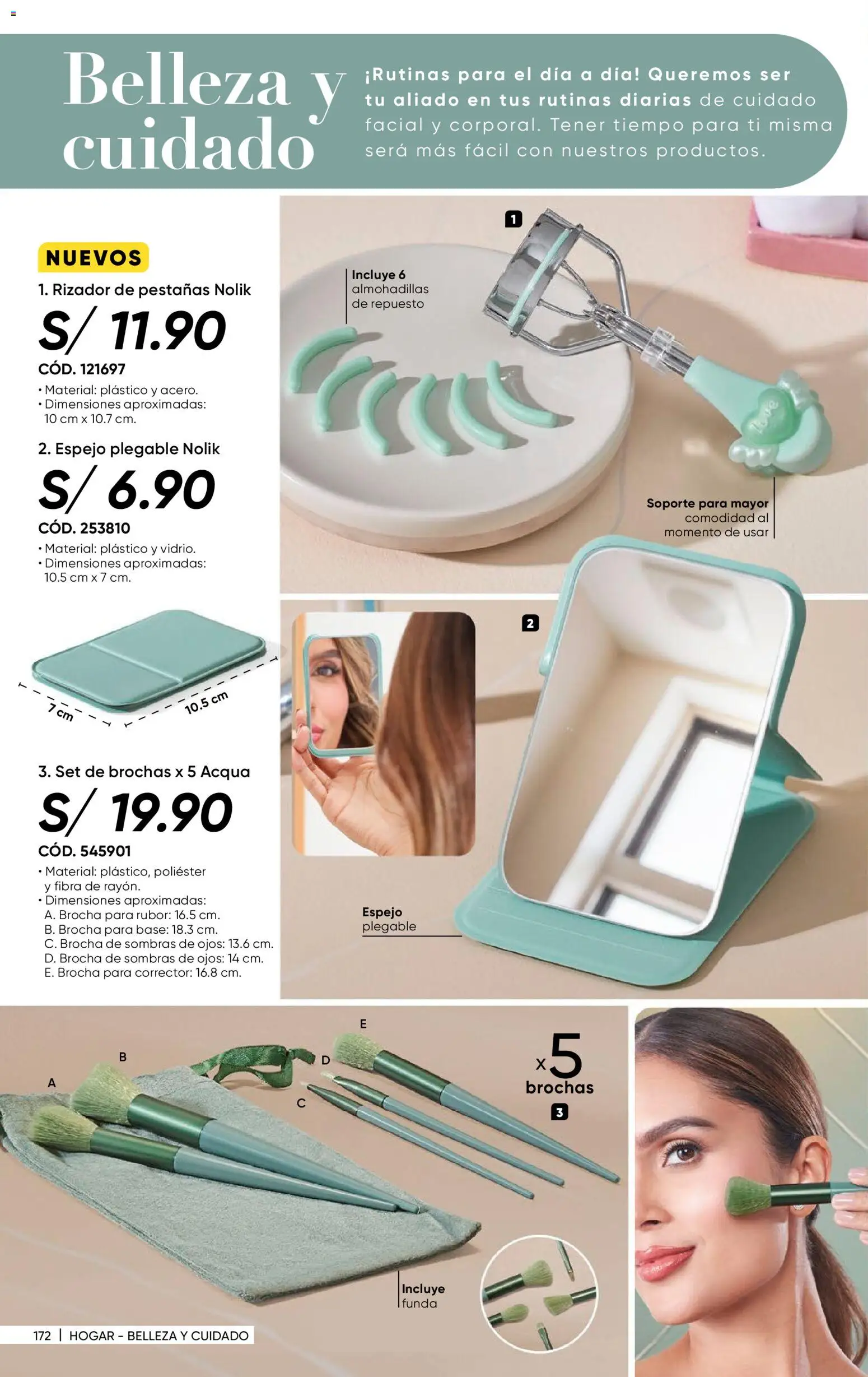 Catálogo Azzorti válido desde 24.11.2025 | Página: 174 | Productos: Brocha, Rizador, Corrector, Rubor