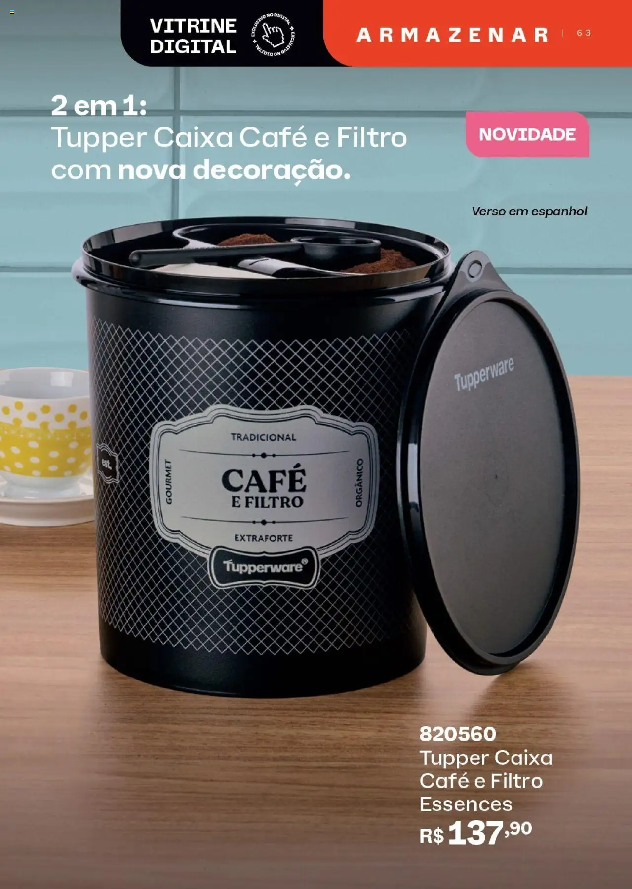 Tupperware Folheto - válido de 01.09.2025 | Página: 63 | Produtos: Caixa, Café