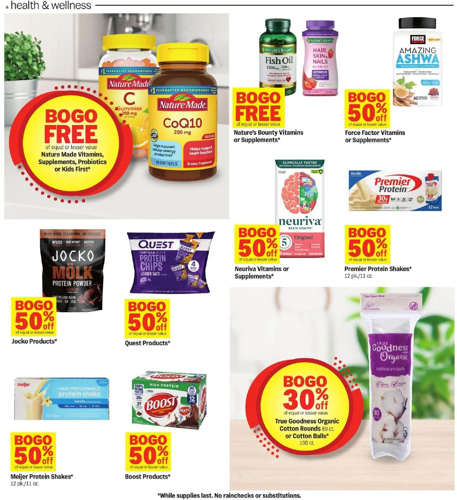 Meijer Weekly Ad - valid from 02.01.2026 | Page: 24 | Products: Protein Powder, Powder, Oil, Chocolate