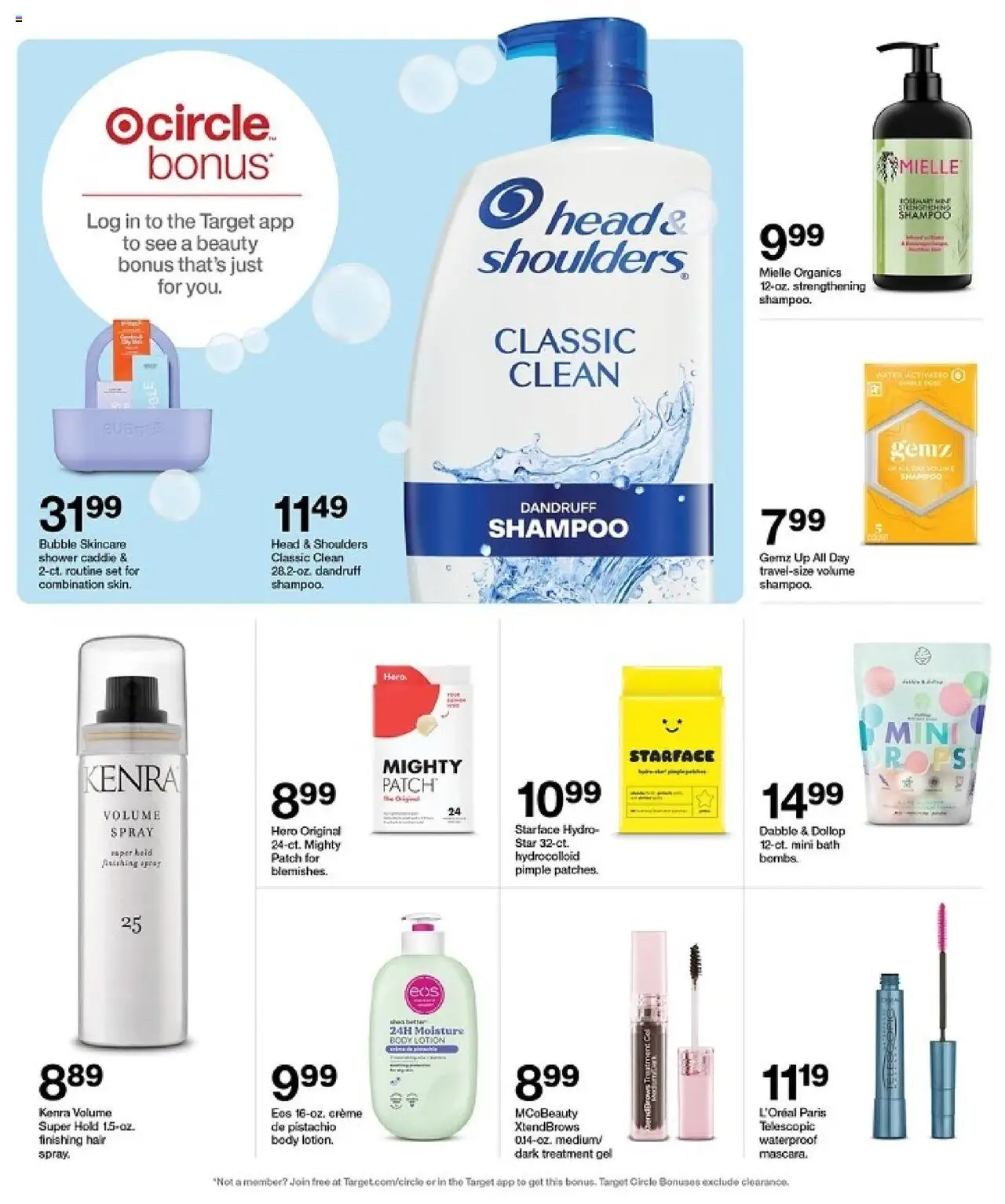 Target Weekly Ad - valid from 17.08.2025 | Page: 34 | Products: Bath, Shower, Shampoo, Water