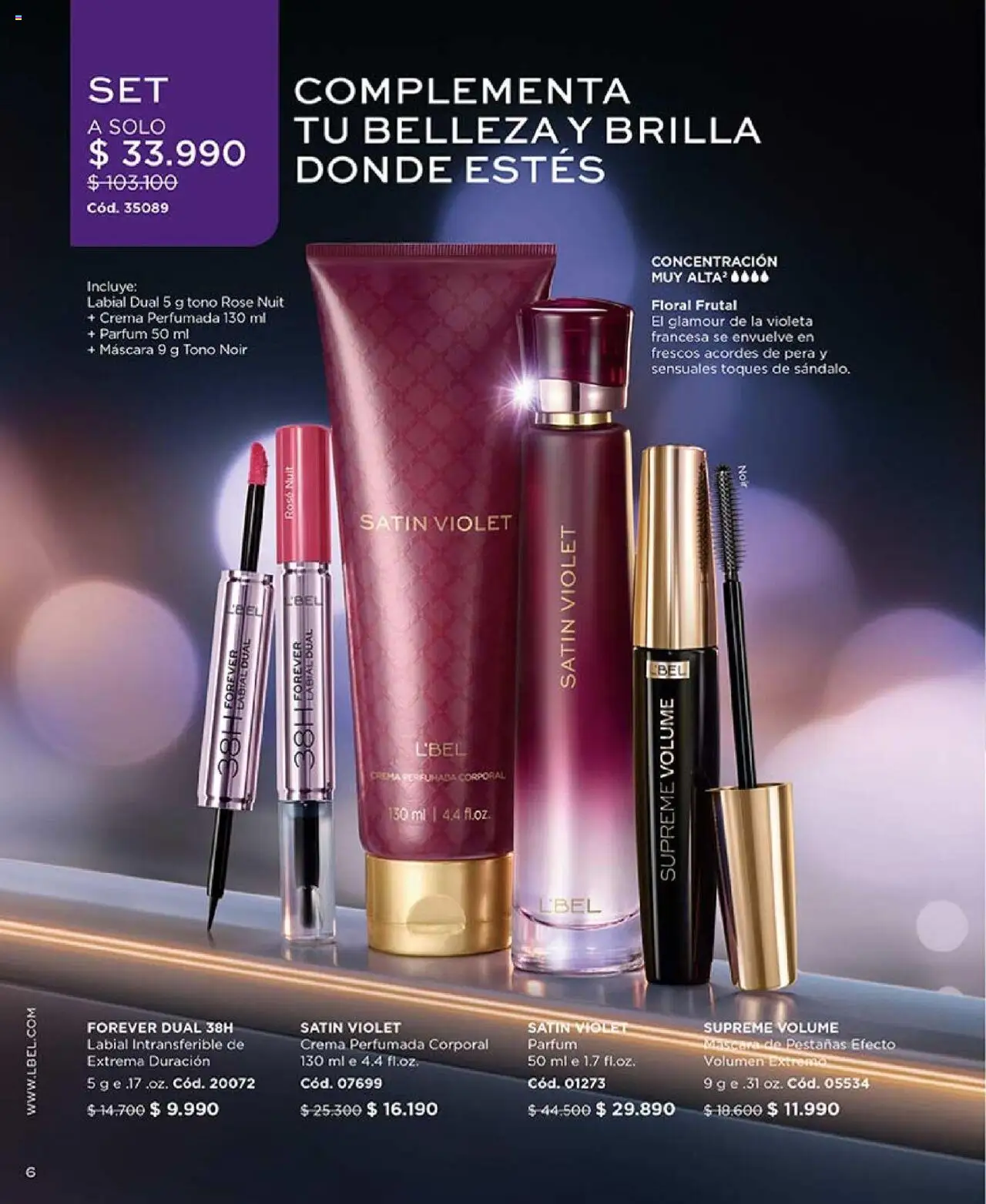 Catálogo L'Bel Campaña 13 │ válido desde el 29.07.2025 | Página: 6 | Productos: Máscara, Labial, Pera, Crema