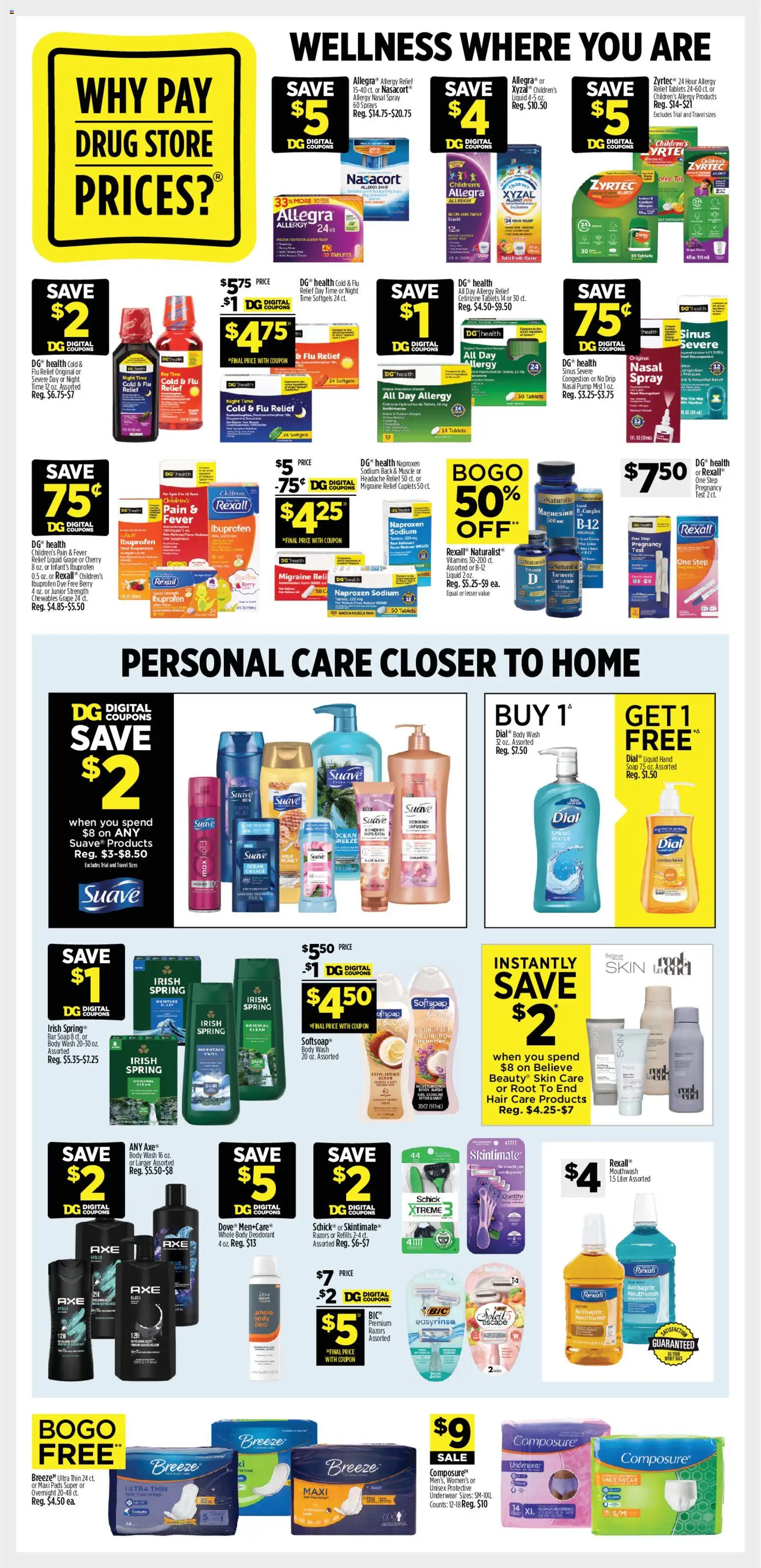 Dollar General Weekly Ad - TX - valid from 22.02.2026 | Page: 12 | Products: Magnesium, Turmeric, Pump, Oil