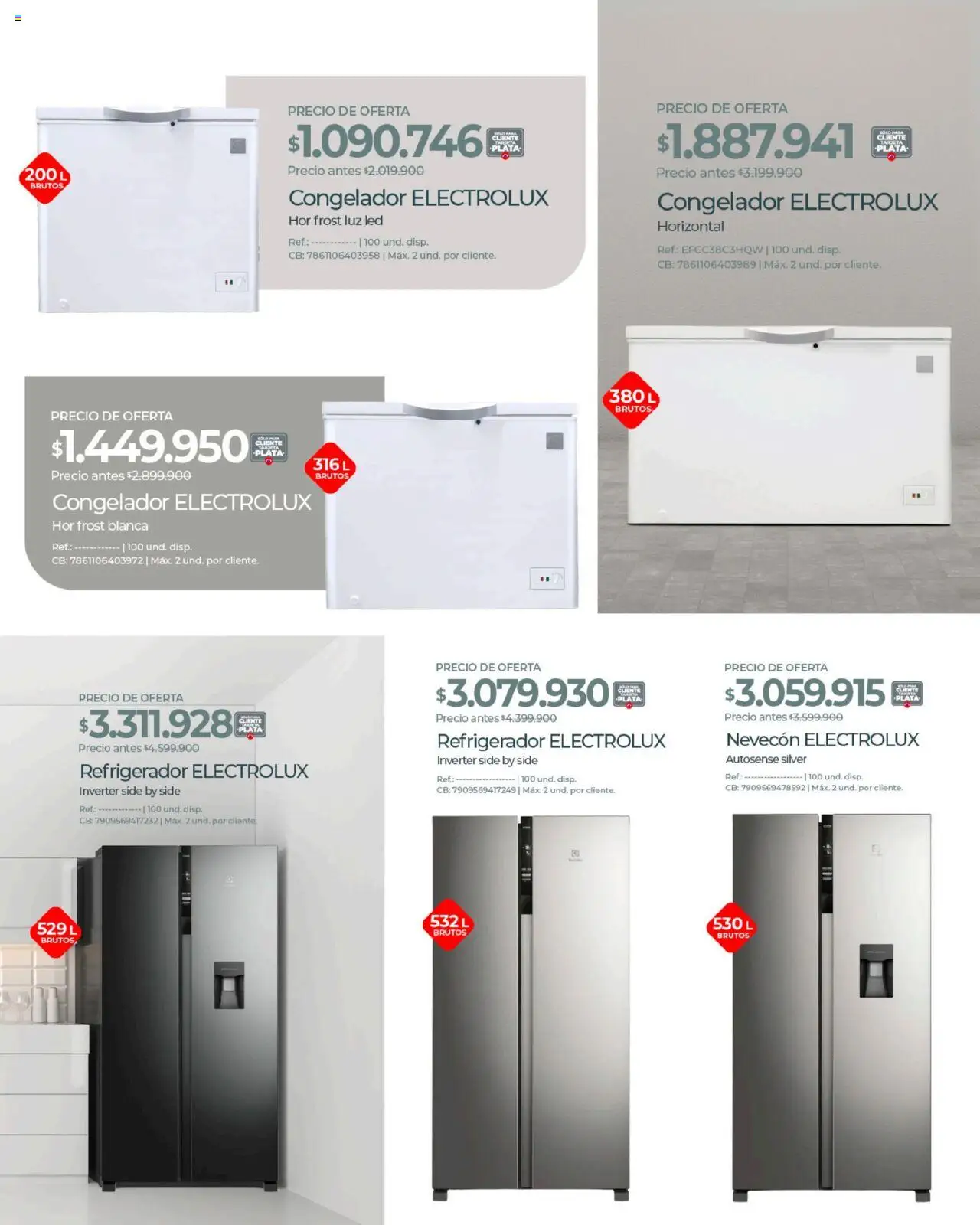 Olímpica revista - valida desde el 15.09.2025 | Página: 4 | Productos: Refrigerador, Congelador