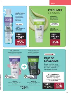 Avon - Campanha 03 - Pré-Visualização do folheto da loja Avon, válido de 15.01.2026 | Página: 31 | Produtos: Argila, Máscara facial, Sabonete, Adstringente