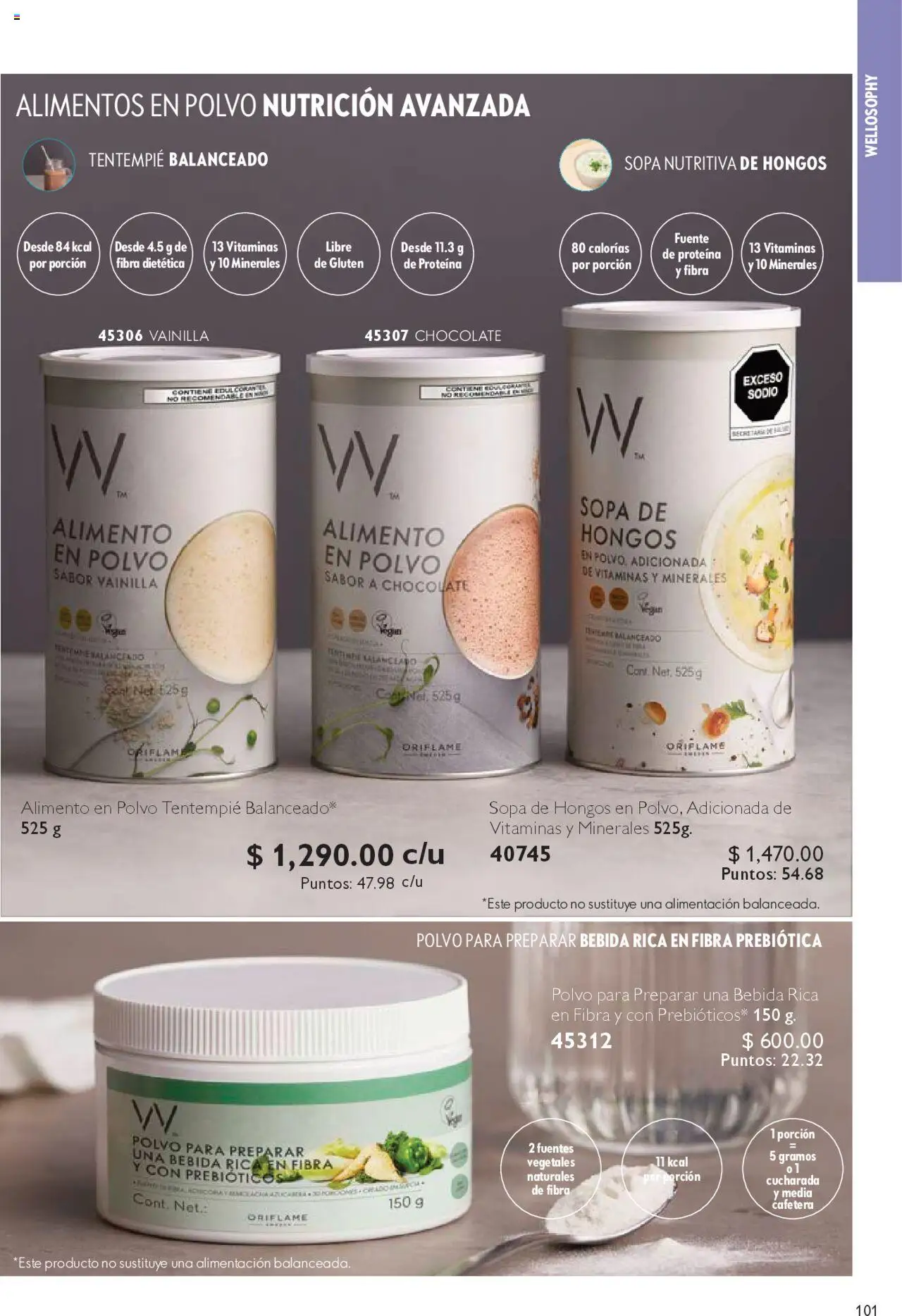 Nuevas ofertas de Oriflame válidas en toda la República Mexicana desde el 04.10.2025. ¡Encuentra las mejores ofertas en Oriflame - Campaña 14 2025! | Página: 101 | Productos: Sopa, Chocolate, Cafetera, Polvo