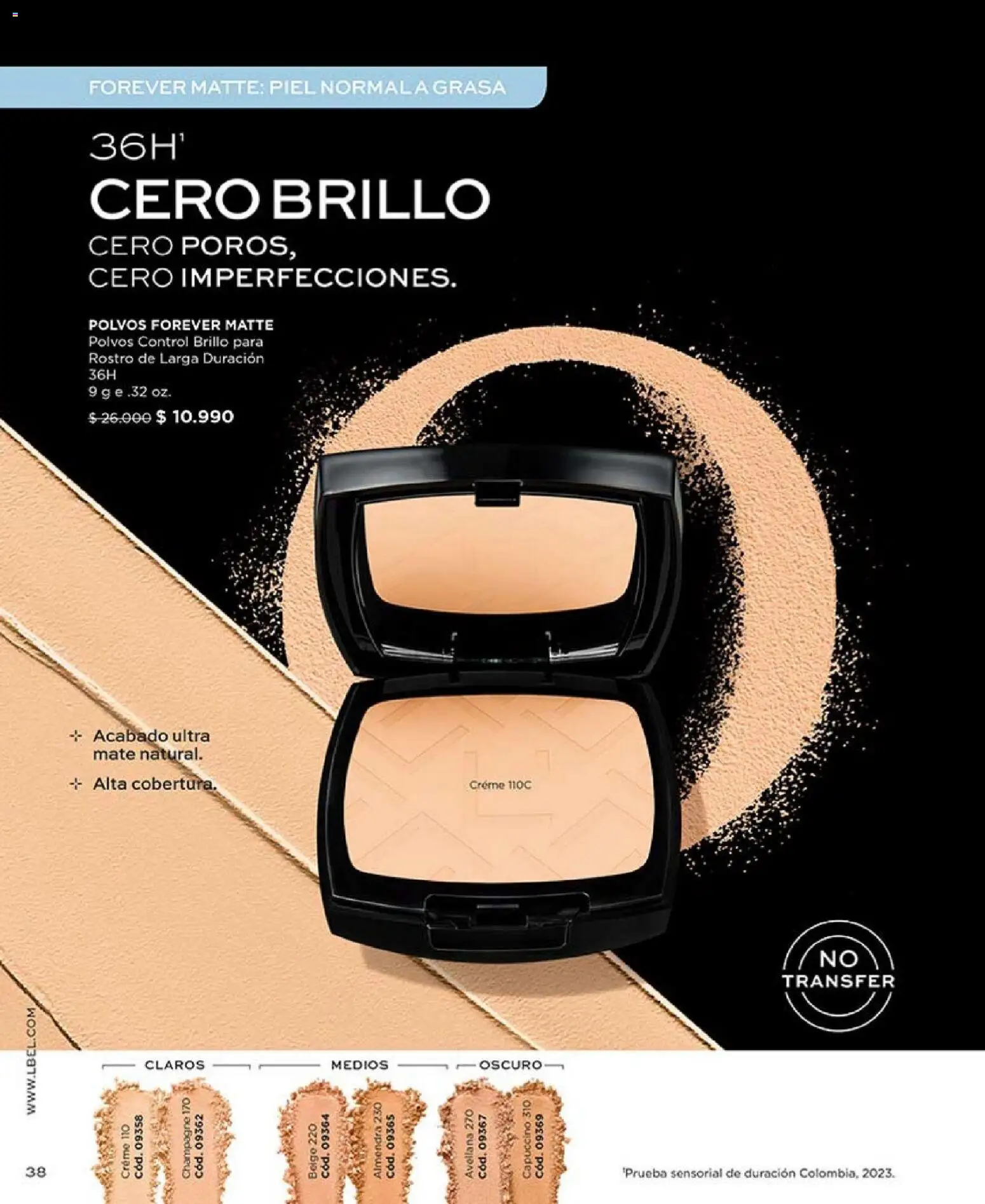 Catálogo L'Bel Campaña 18 │ válido desde el 30.11.2025 | Página: 38 | Productos: Brillo, Almendra, Mate