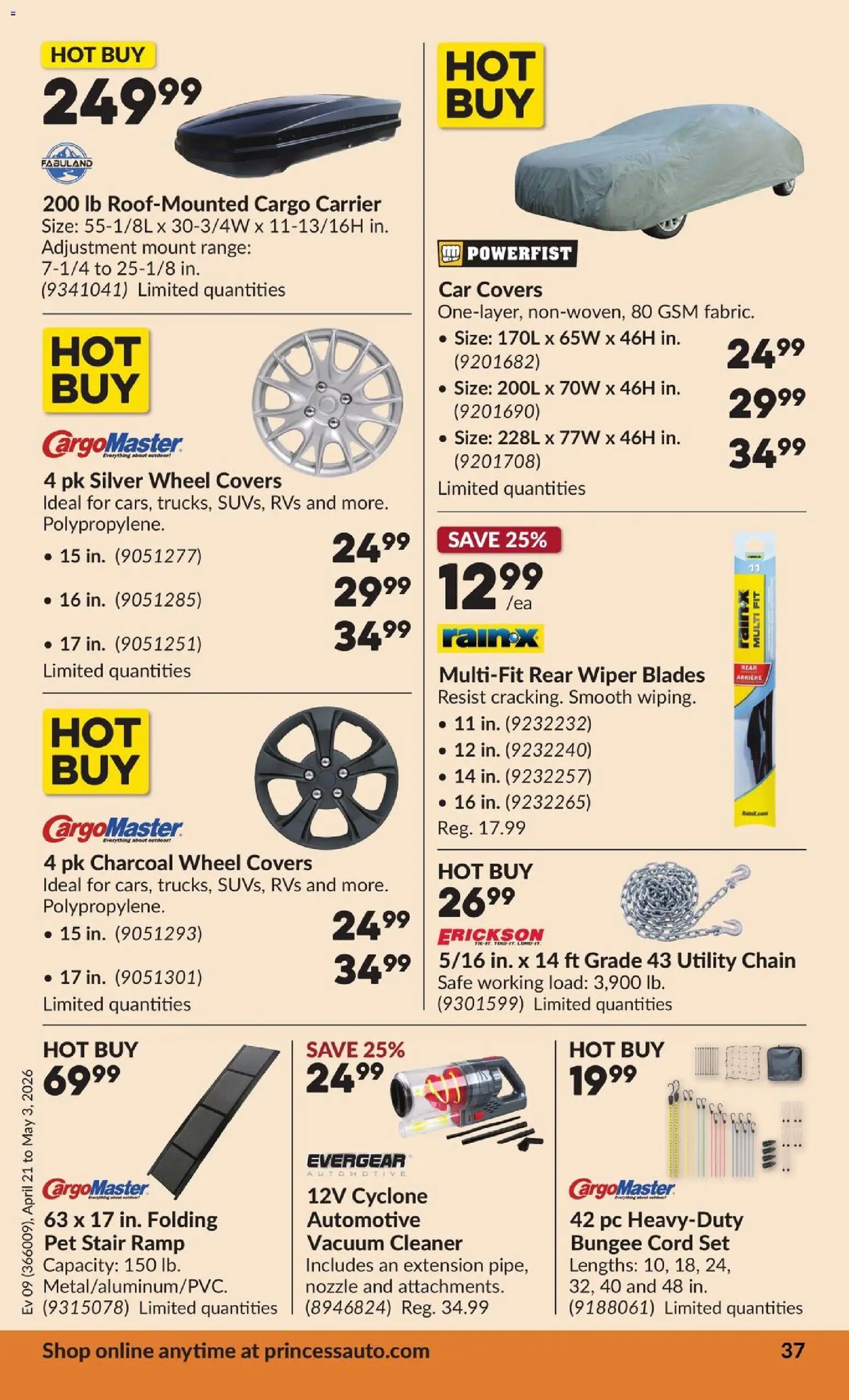 Princess Auto Flyer from Apr 21, 2026 - Unlock Huge Savings | Canada