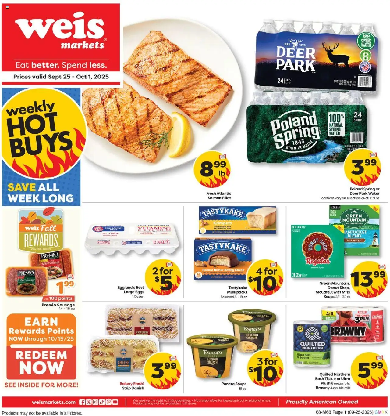 Weis Grand Opening - valid from 25.09.2025 | Page: 5 | Products: Bakery, Squash, Bath, Cheese