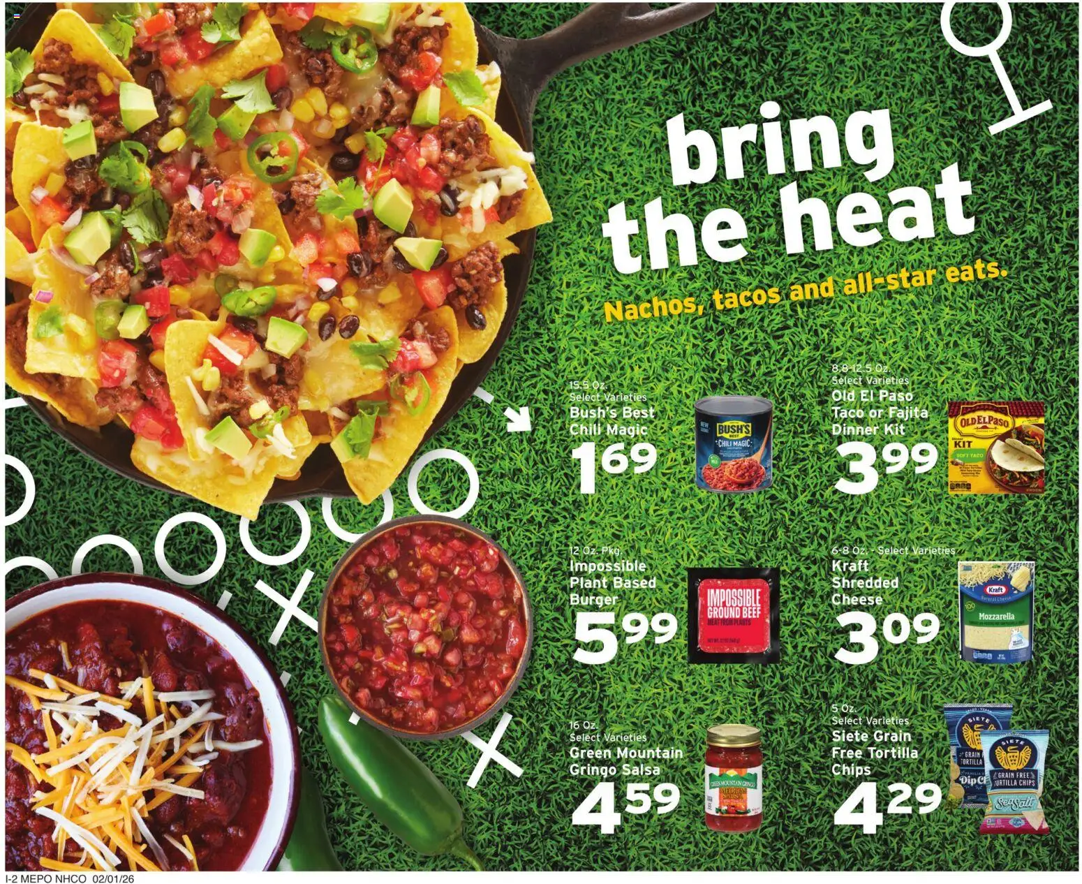 Hannaford Weekly Ad - valid from 01.02.2026 | Page: 15 | Products: Cheese, Beef, Chips