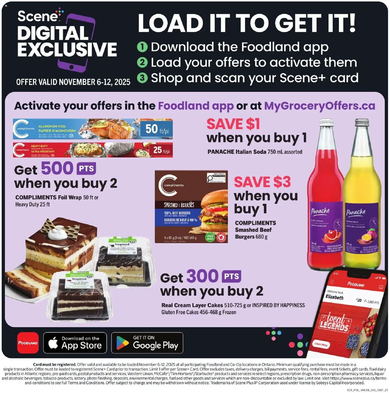 Foodland flyer valid from 06.11.2025 | Page: 11 | Products: Beef, Cream