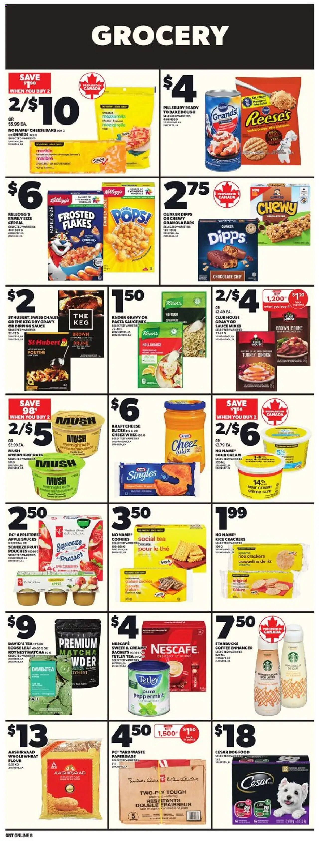 Independent Grocer flyer valid from 18.09.2025 | Page: 11 | Products: Tea, Pasta, Cream, Coffee