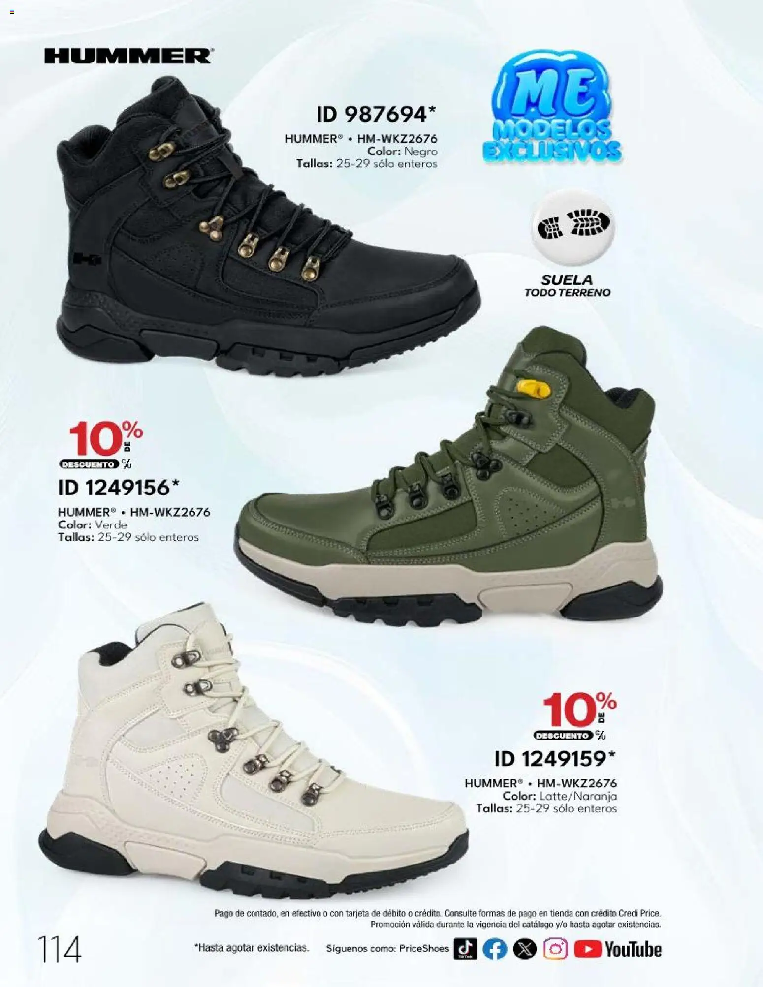 Nuevas ofertas de Price Shoes válidas en toda la República Mexicana desde el 20.03.2026. ¡Encuentra las mejores ofertas en Price Shoes catálogo 10 Pagos Sin Intereses! | Página: 114