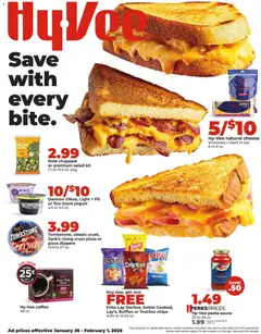 Preview of HyVee weekly ads valid from 26.01.2026