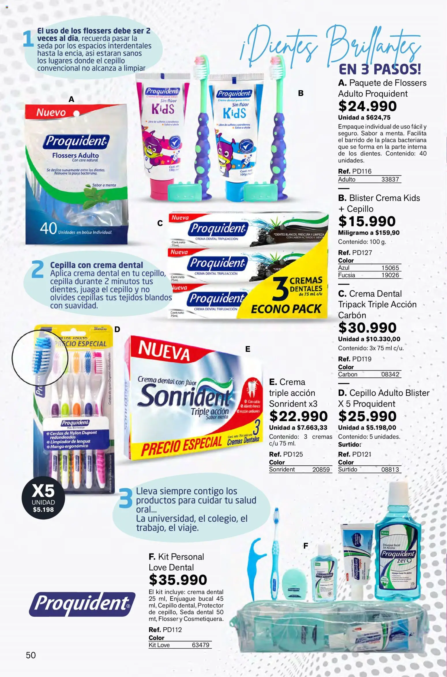 Leonisa revista - valida desde el 05.02.2026 | Página: 50 | Productos: Bolsa, Individual, Limpiador, Enjuague bucal