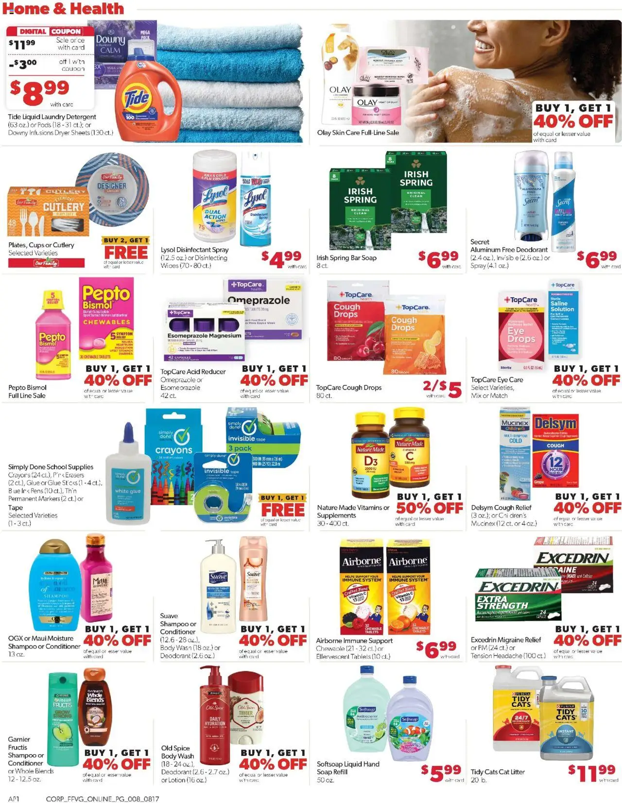 Family Fare Weekly Ad - valid from 17.08.2025 | Page: 17 | Products: Vitamin, Cat Litter, Shampoo, Conditioner