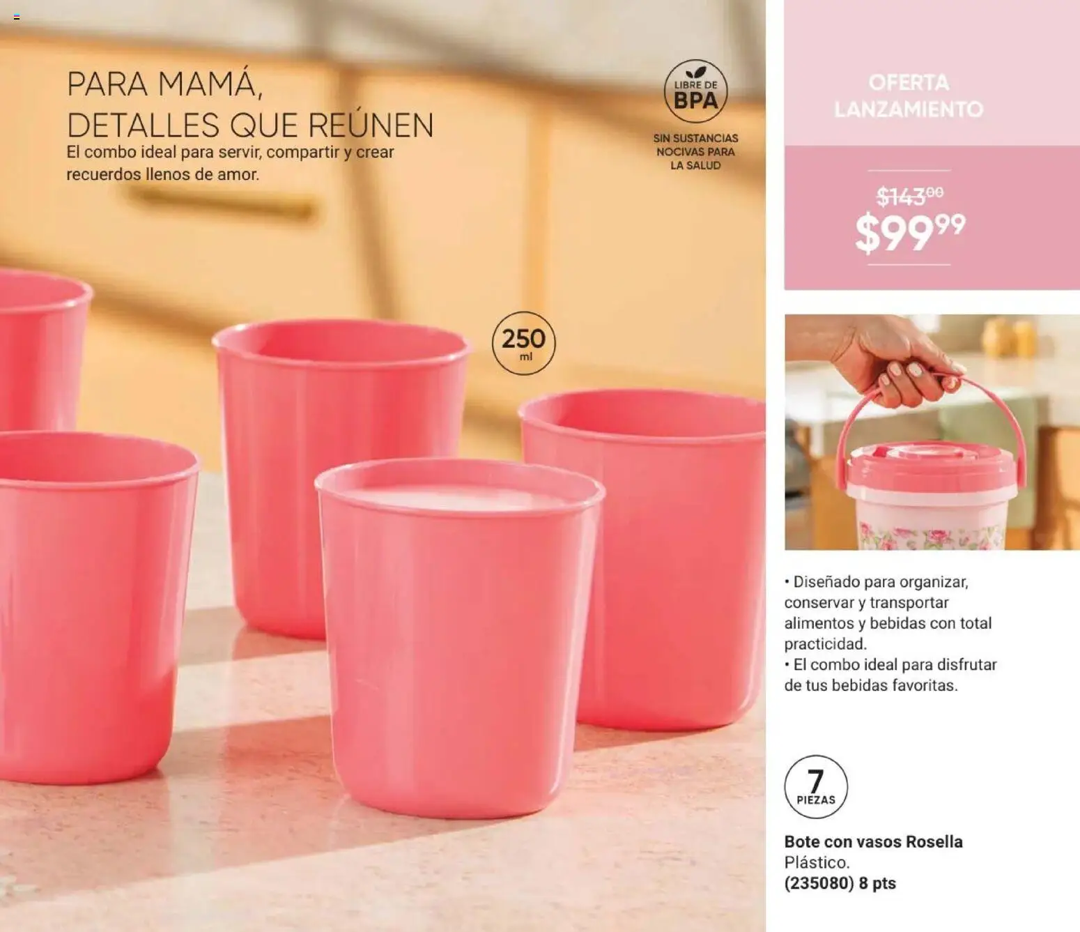 Nuevas ofertas de AVON válidas en toda la República Mexicana desde el 02.04.2026. ¡Encuentra las mejores ofertas en AVON Casa & Estilo 6 2026! | Página: 5 | Productos: Vasos