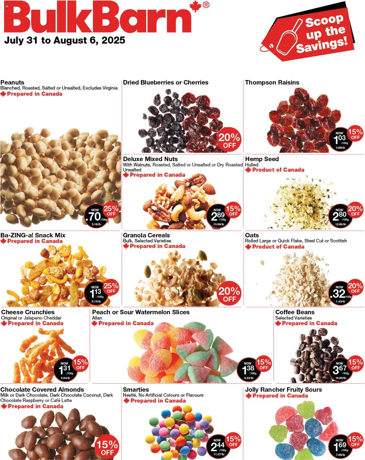 Bulk Barn flyer valid from 31.07.2025 | Page: 1