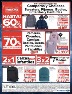 Carrefour ofertas │ válido desde el 05.08.2025 | Página: 22 | Productos: Caso, Sobre, Ropa, Mochila