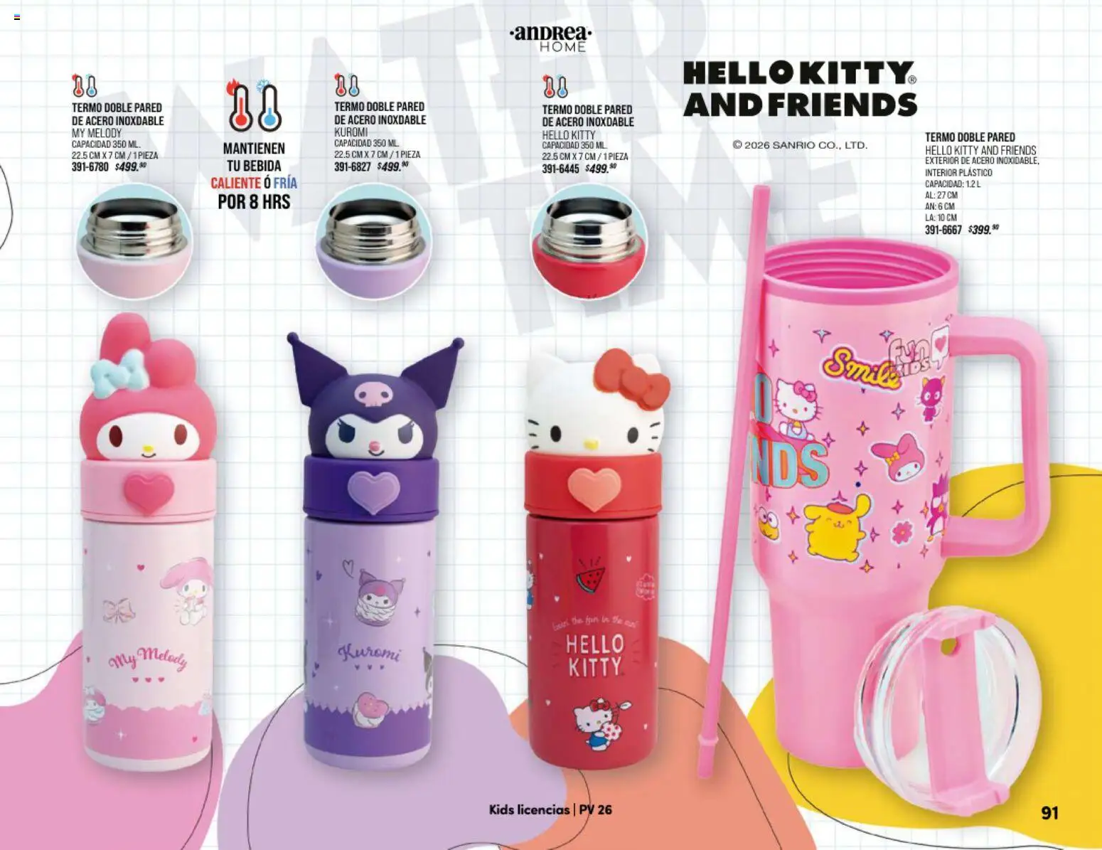 Nuevas ofertas de Andrea válidas en toda la República Mexicana desde el 25.01.2026. ¡Encuentra las mejores ofertas en Andrea catálogo Home! | Página: 91 | Productos: Termo