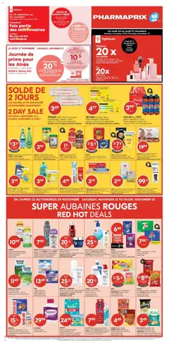 Preview of Pharmaprix flyer / circulaire from shop Pharmaprix valid from 22.11.2025