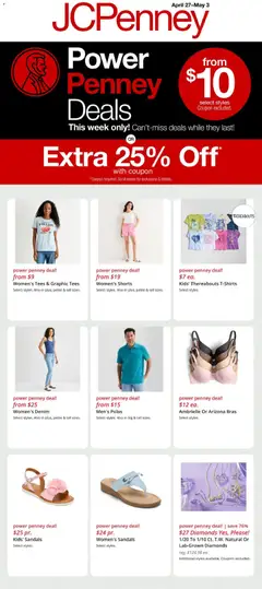 Preview of JCPenney weekly ads valid from 27.04.2026