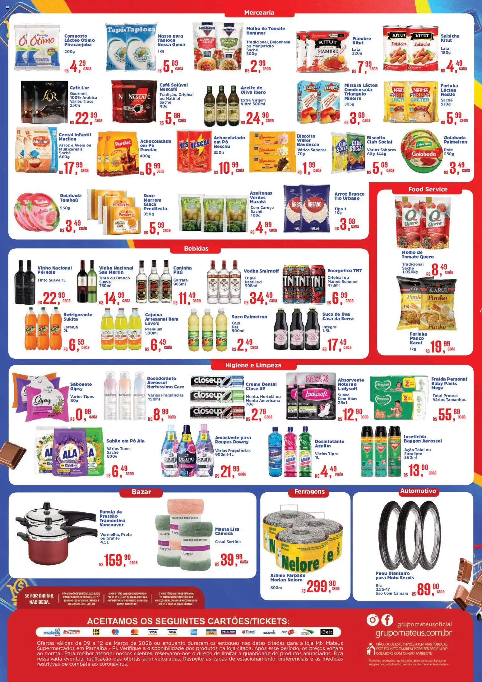 Mateus Folheto - válido de 09.03.2026 | Página: 2 | Produtos: Azeitonas, Salsicha, Sabonete, Inseticida