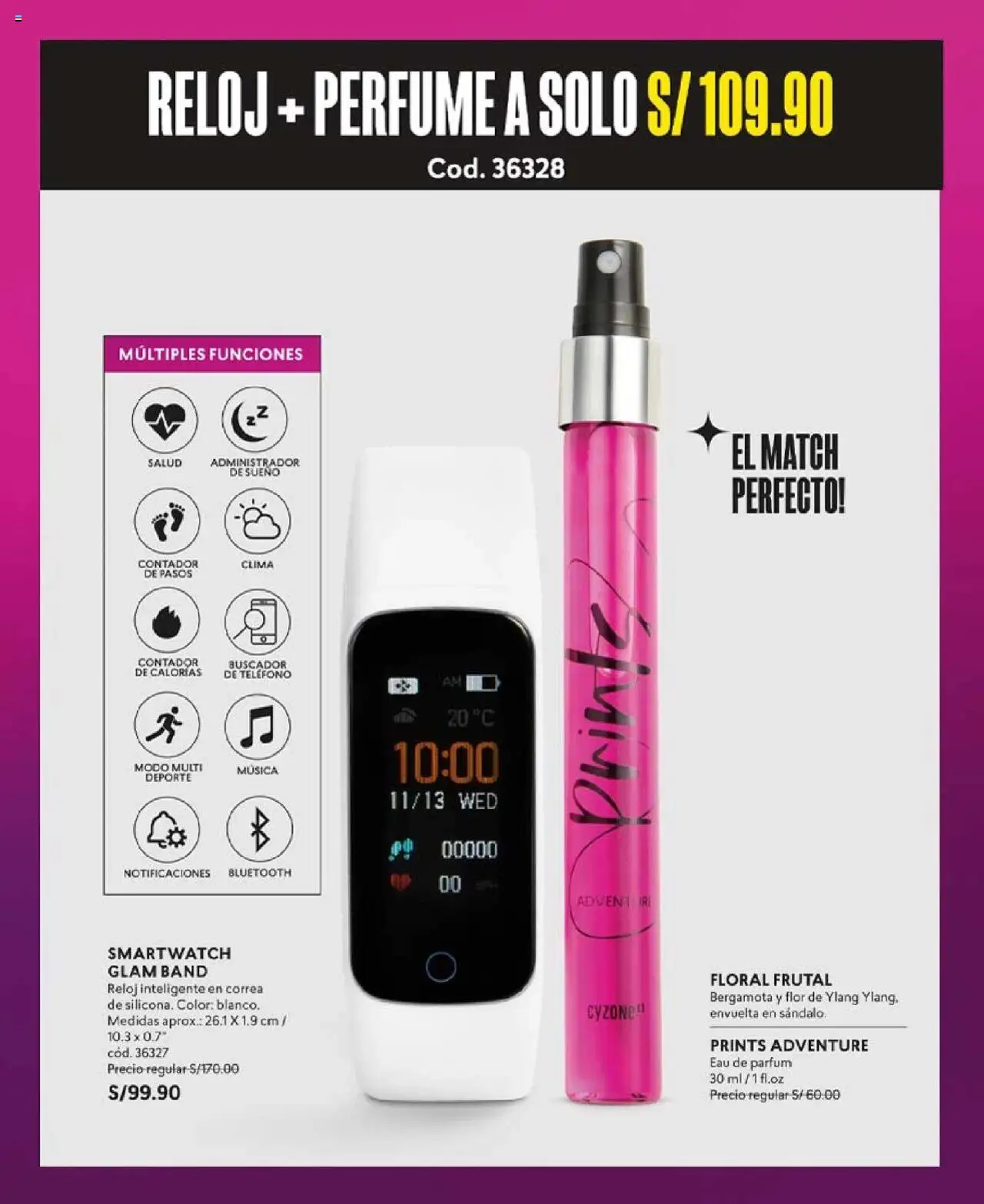 Catálogo CyZone válido desde 25.08.2025 | Página: 79 | Productos: Teléfono, Reloj, Reloj inteligente, Perfume