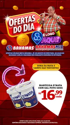 Bahamas Supermercados - Ofertas do Dia - Pré-Visualização do folheto da loja Bahamas Supermercados, válido de 25.08.2025