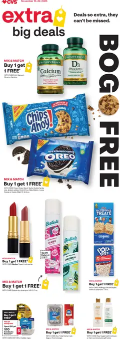 Preview of CVS Pharmacy weekly ads valid from 16.11.2025