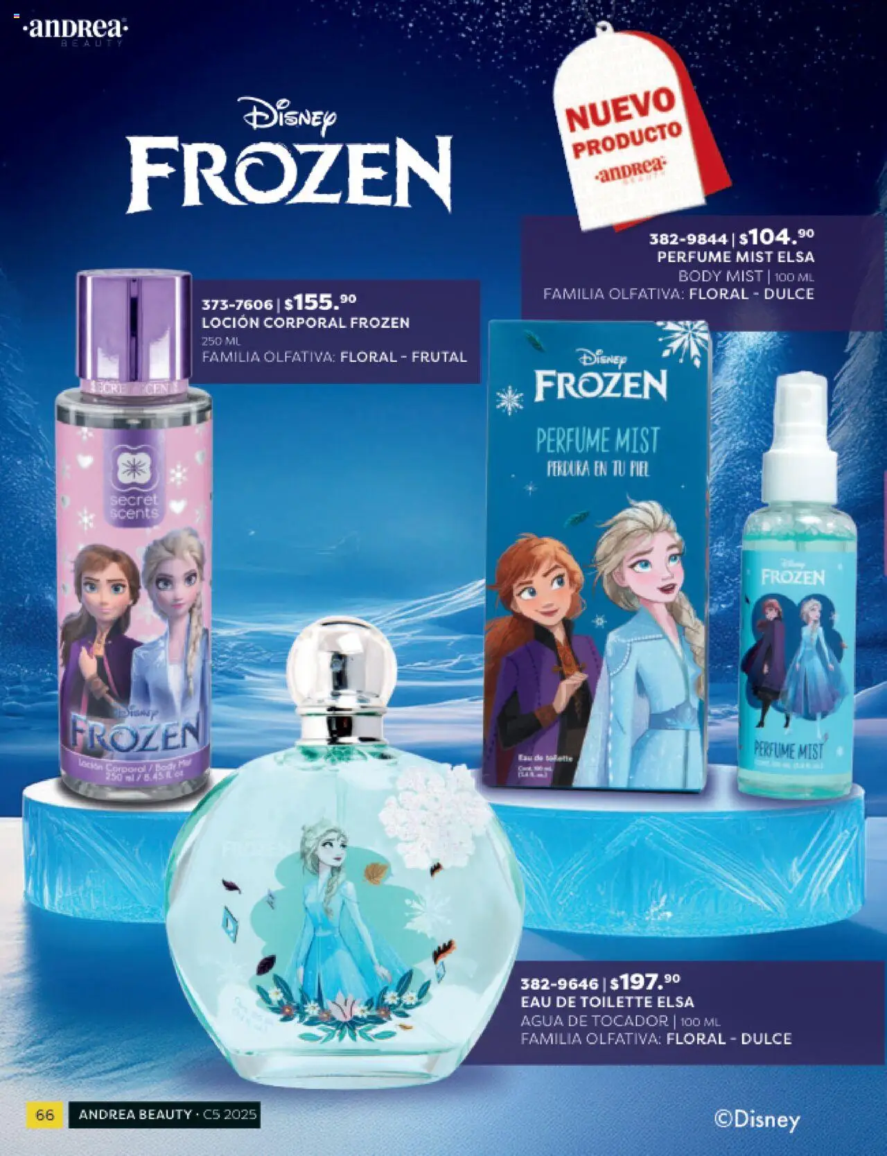 Nuevas ofertas de Andrea válidas en toda la República Mexicana desde el 03.10.2025. ¡Encuentra las mejores ofertas en Andrea - Catálogo Beauty - 20% en todo el catálogo! | Página: 66 | Productos: Agua, Loción, Body, Eau de toilette