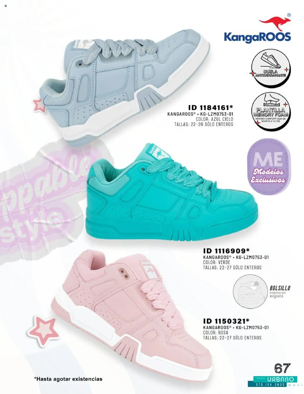 Nuevas ofertas de Price Shoes válidas en toda la República Mexicana desde el 24.07.2025. ¡Encuentra las mejores ofertas en Price Shoes catálogo Urbano otoño / invierno 2025! | Página: 67