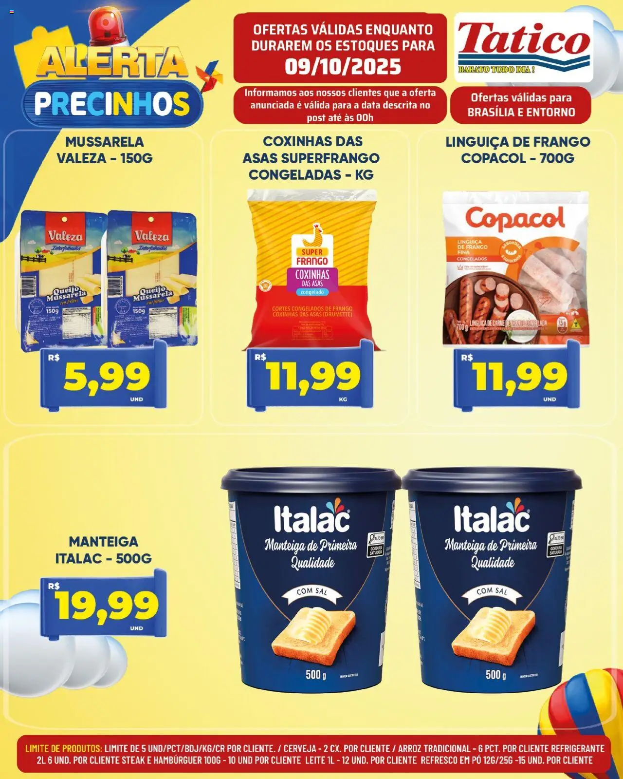 Tatico Folheto - válido de 09.10.2025 | Página: 15 | Produtos: Pó, Refresco, Queijo, Hambúrguer