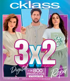 Vista previa de Cklass catálogo 3X2 Digital Ropa, nuevo folleto de la tienda, válido en México a partir del 14.04.2026