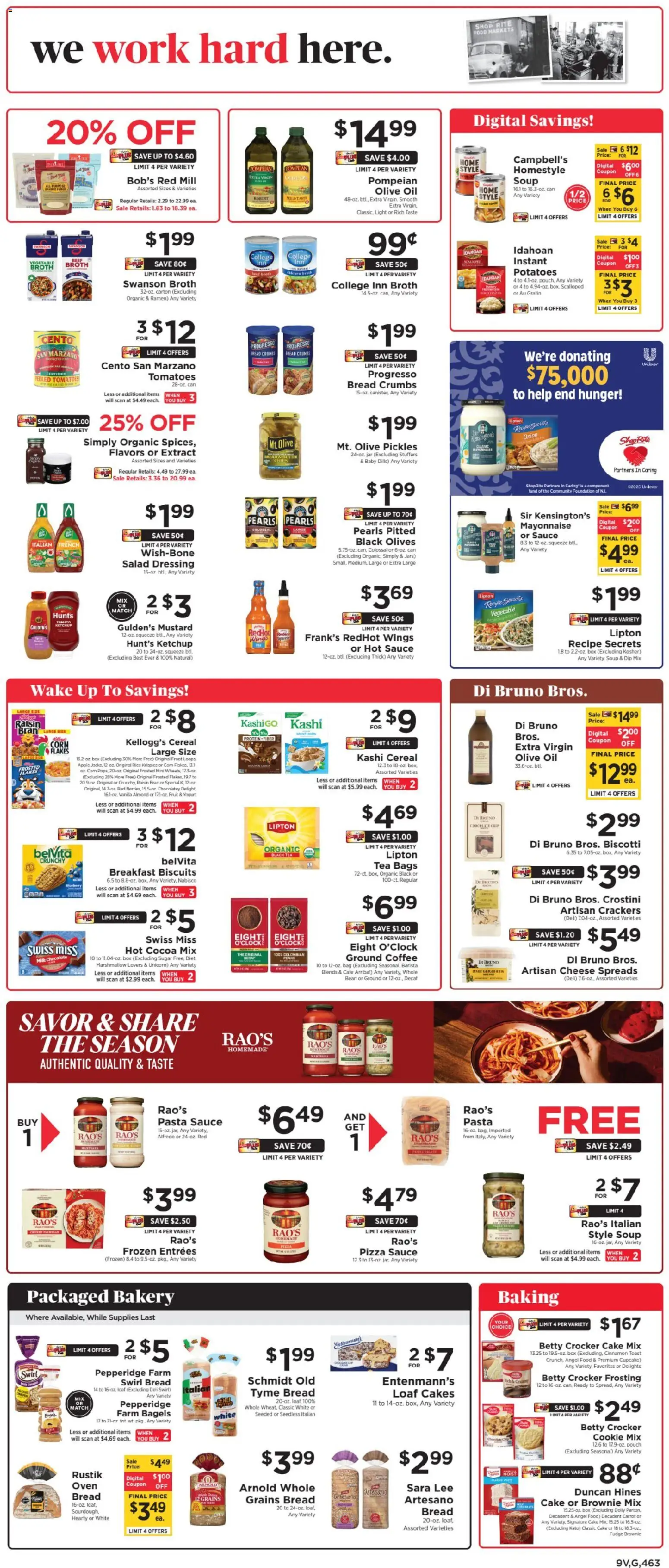 ShopRite Weekly Ad 2 - valid from 13.11.2025 | Page: 10 | Products: Butter, Pizza, Ketchup, Salad