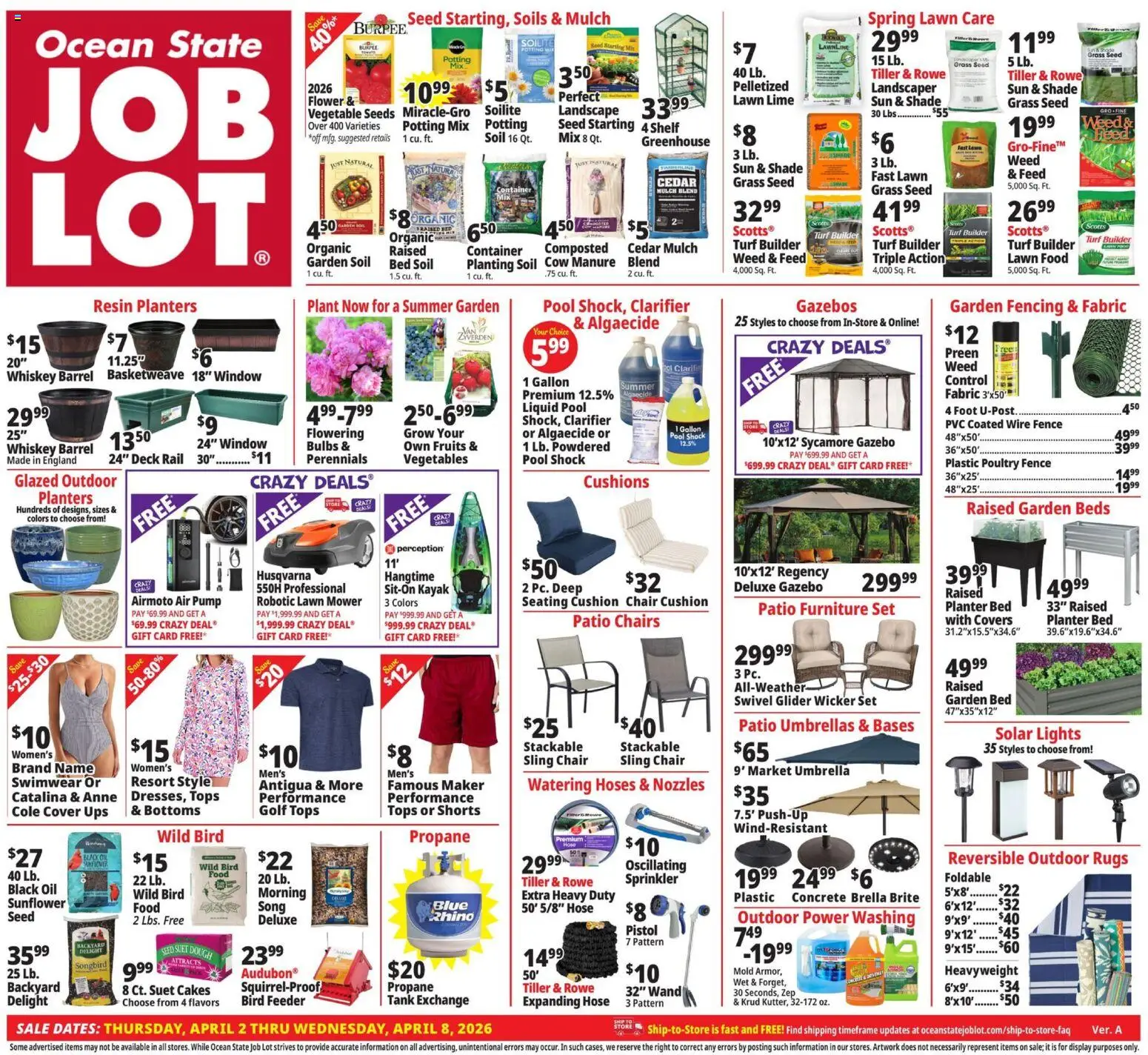 Ocean State Job Lot Weekly Ad - MA - valid from 02.04.2026 | Page: 1