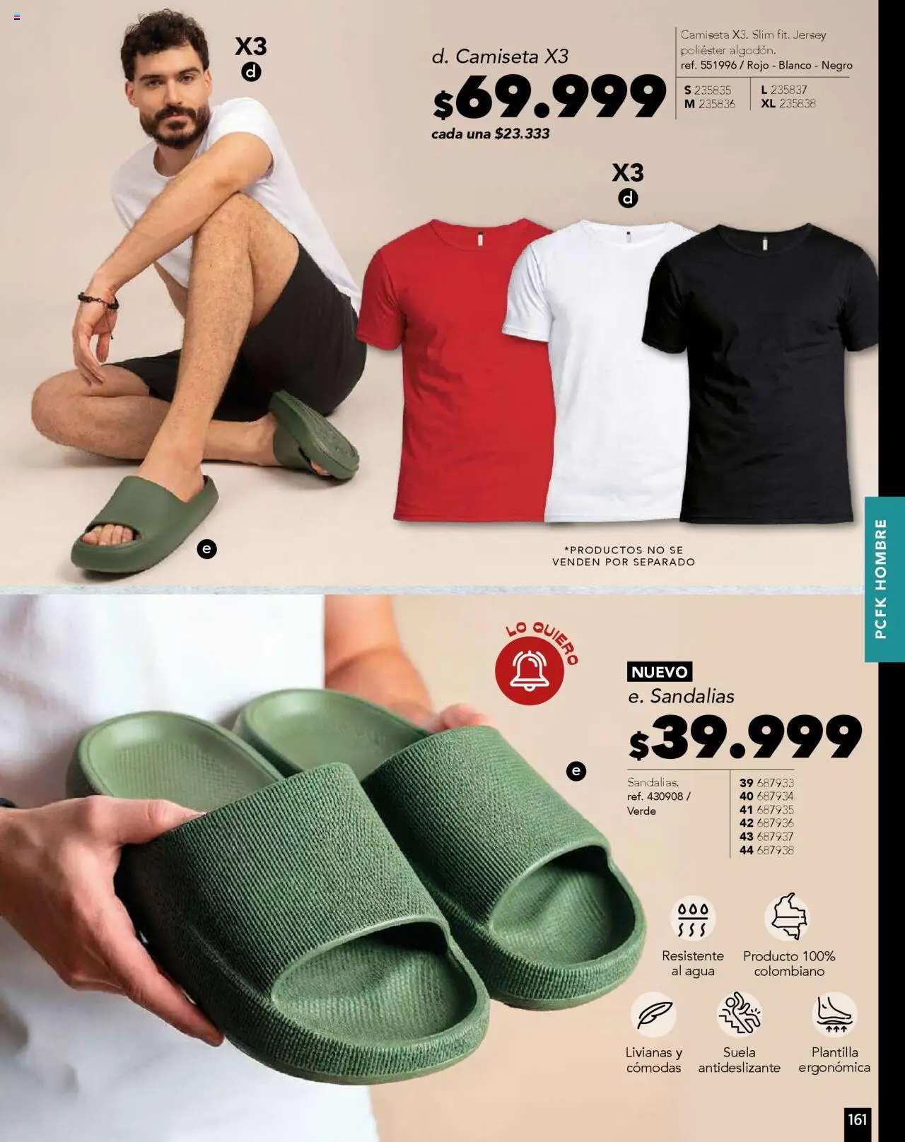 Pacifika revista - valida desde el 25.09.2025 | Página: 185 | Productos: Sandalias, Agua, Camiseta