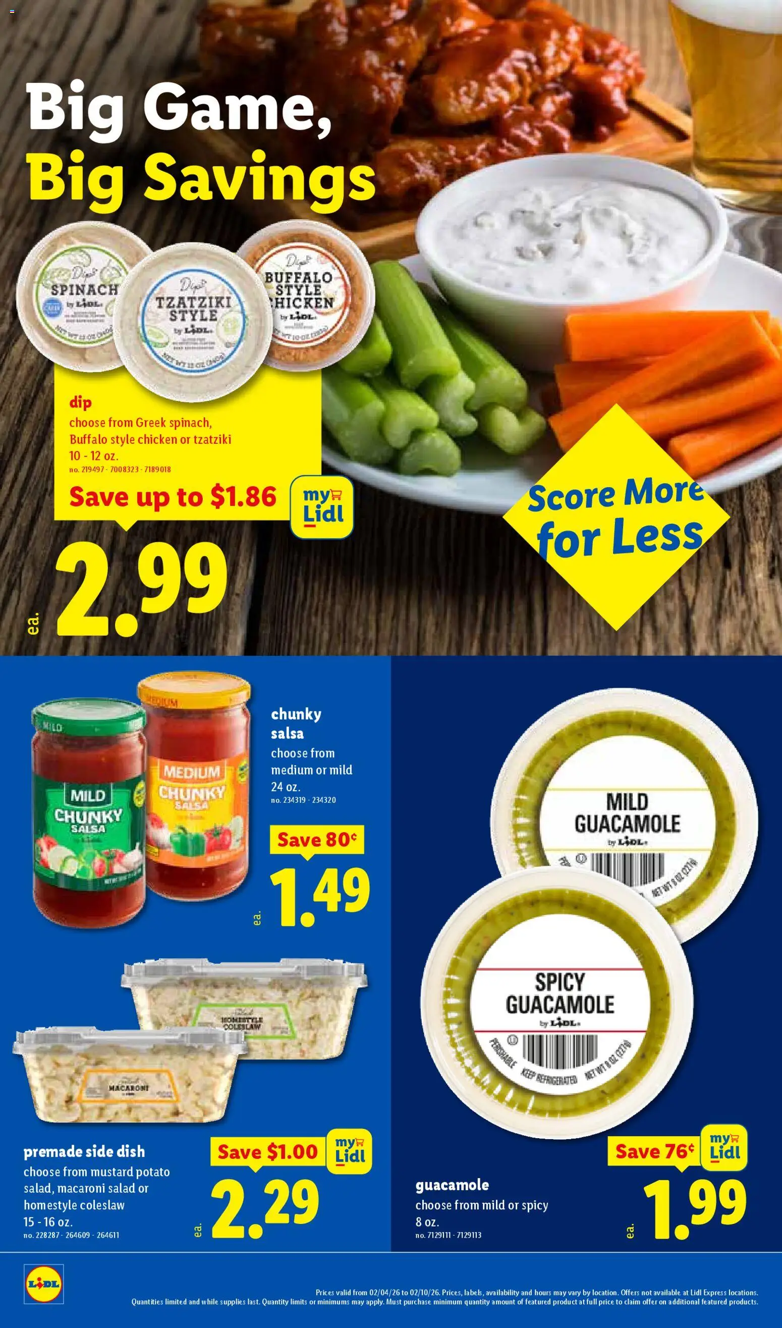 Lidl Weekly Ad - valid from 04.02.2026 | Page: 10 | Products: Spinach, Salad
