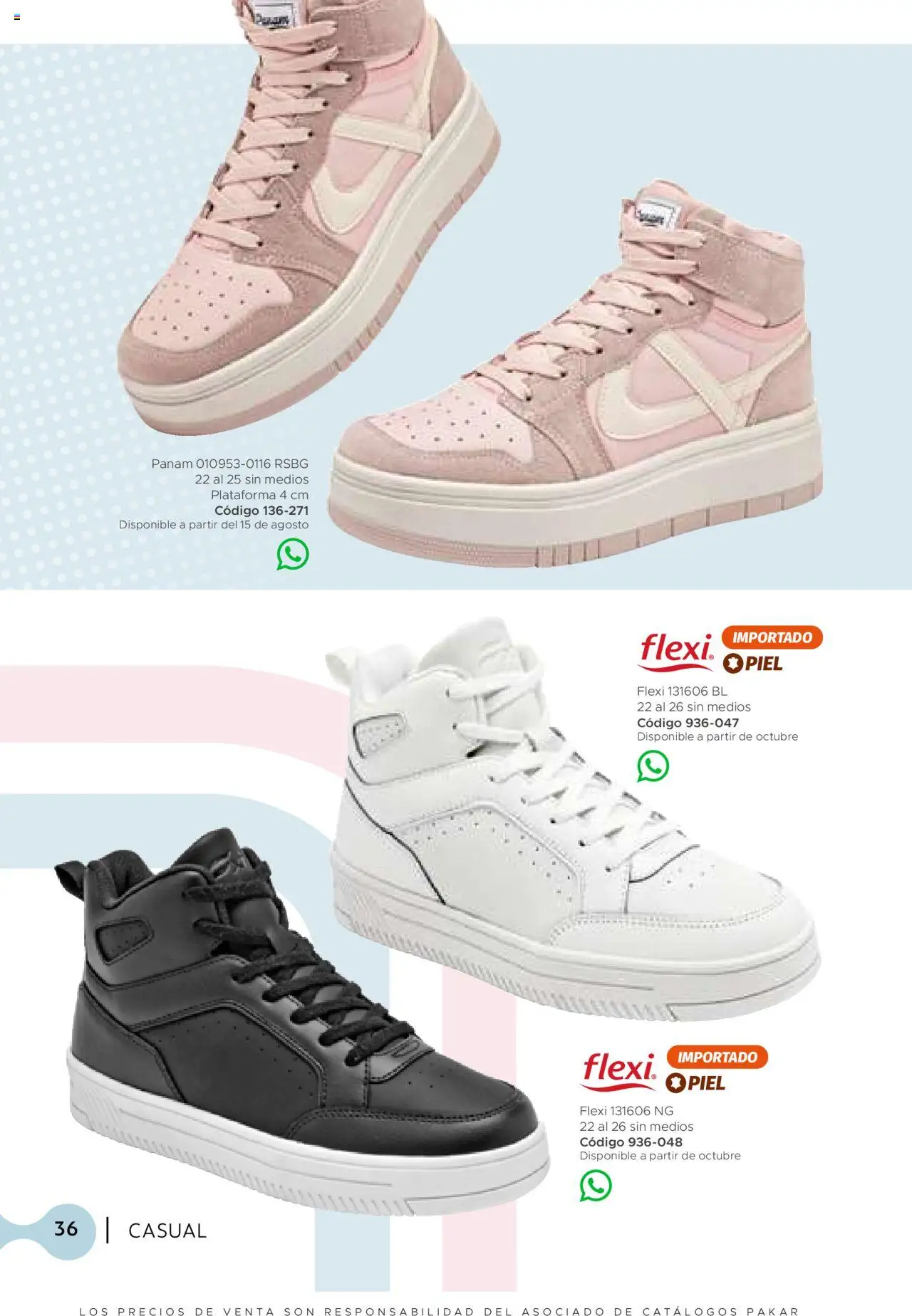 Nuevas ofertas de SC Pakar válidas en toda la República Mexicana desde el 24.07.2025. ¡Encuentra las mejores ofertas en SC Pakar - Catálogo Casual otoño / invierno! | Página: 36