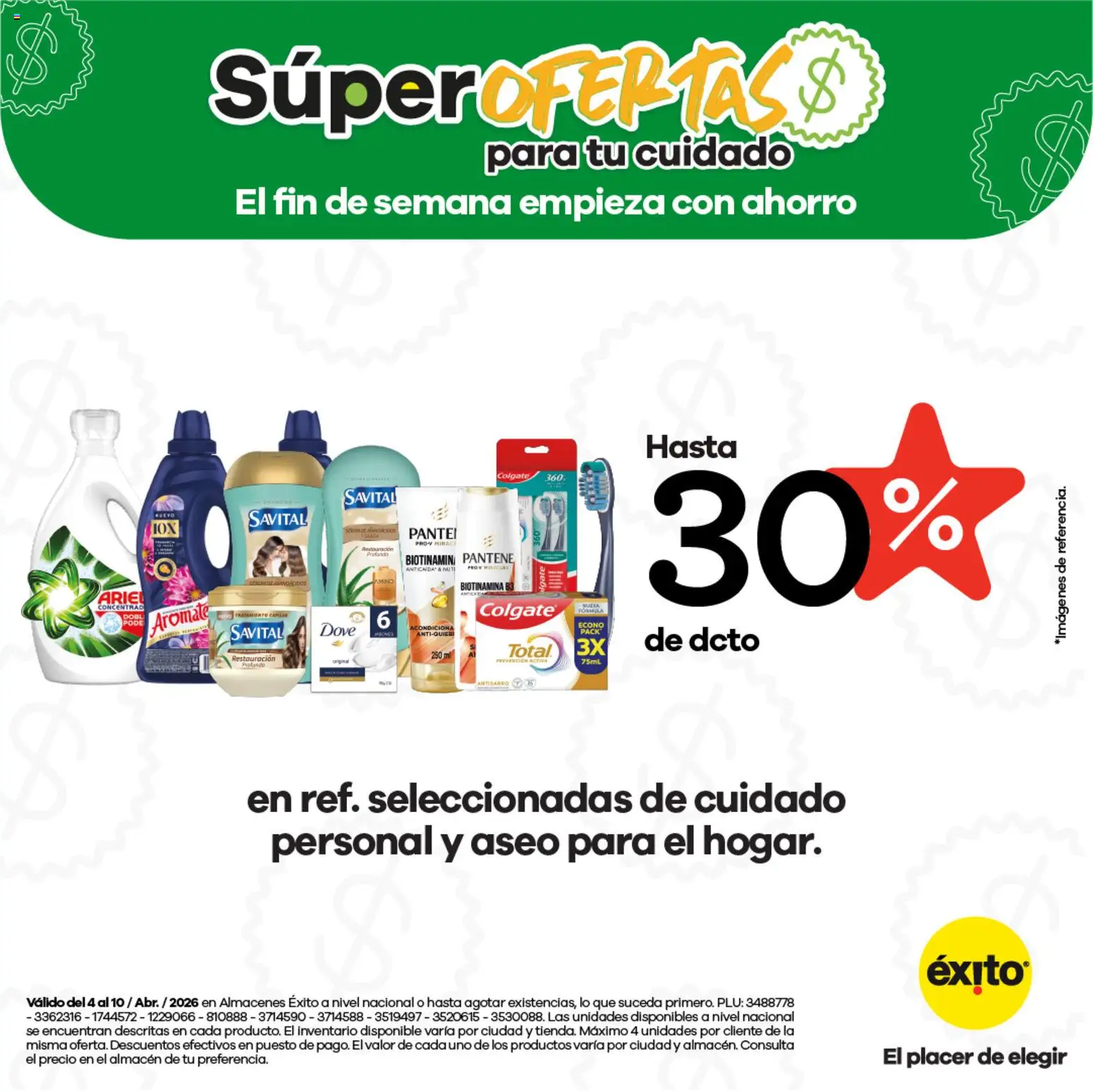 Éxito revista - valida desde el 04.04.2026 | Página: 4