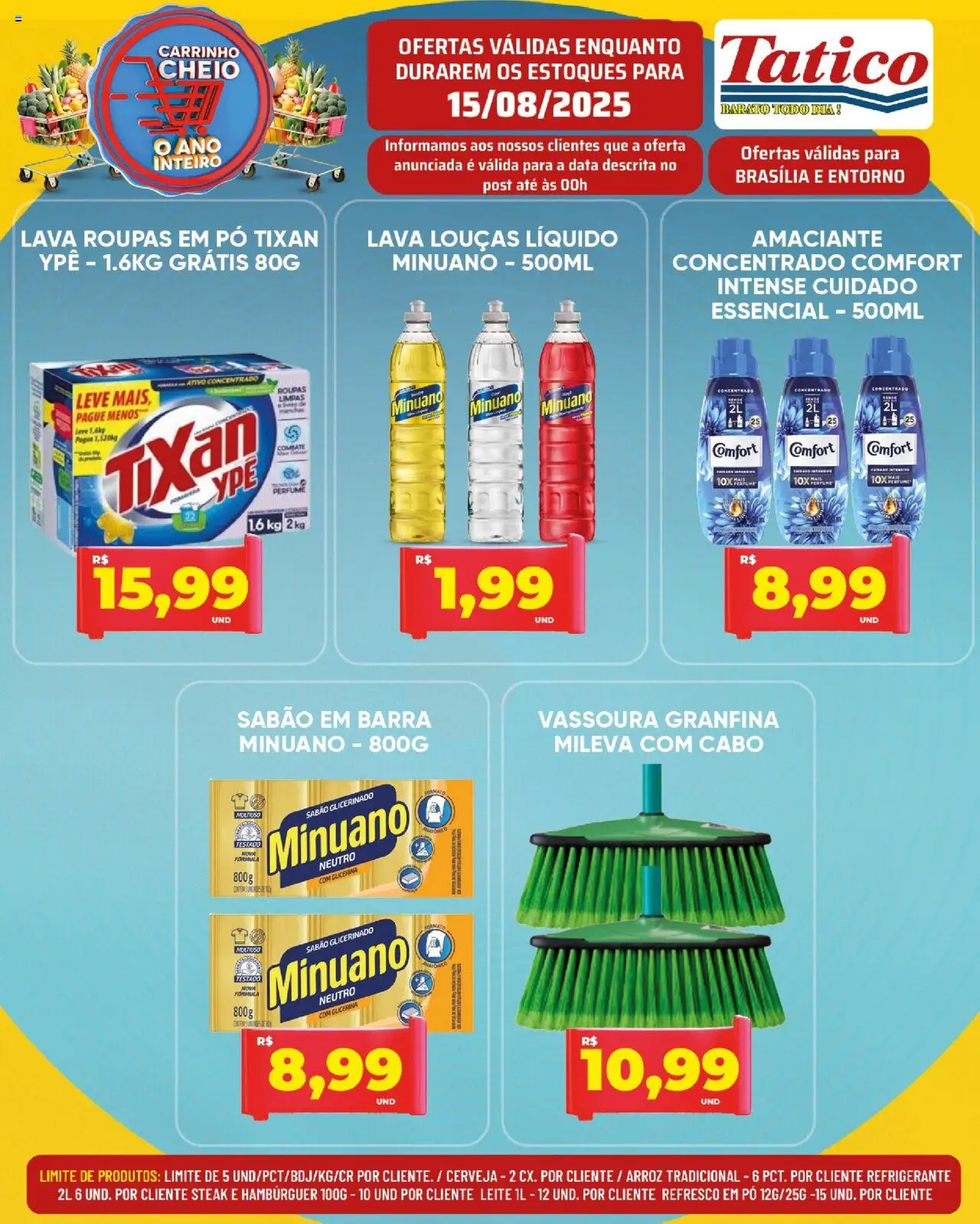 Tatico Folheto - válido de 15.08.2025 | Página: 17 | Produtos: Perfume, Arroz, Refrigerante, Cabo