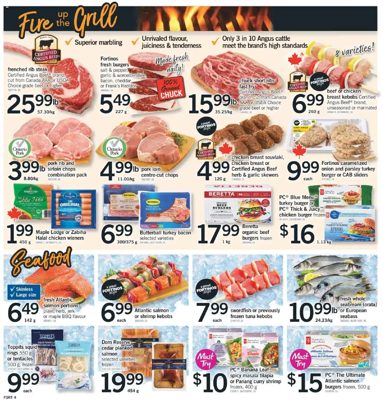 Fortinos flyer valid from 29.05.2025 | Page: 6 | Products: Beef, Turkey, Chicken, Pork