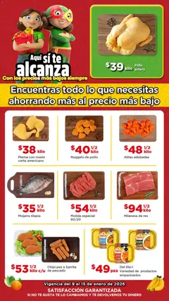 Vista previa de Bodega Aurrerá folleto Ofertas, nuevo folleto de la tienda, válido en México a partir del 09.01.2026