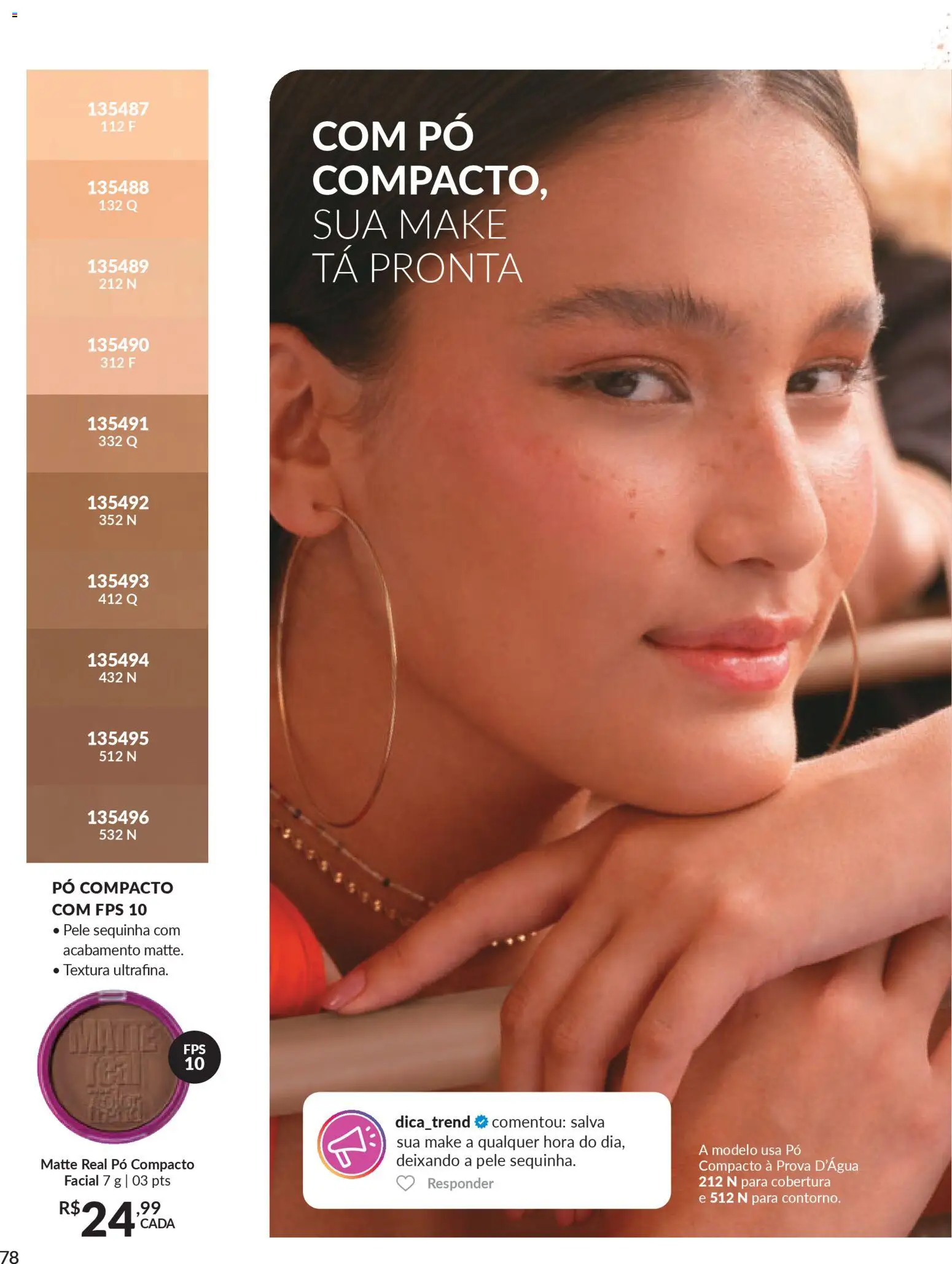 Avon Folheto - válido de 15.01.2026 | Página: 78 | Produtos: Pó compacto, Pó