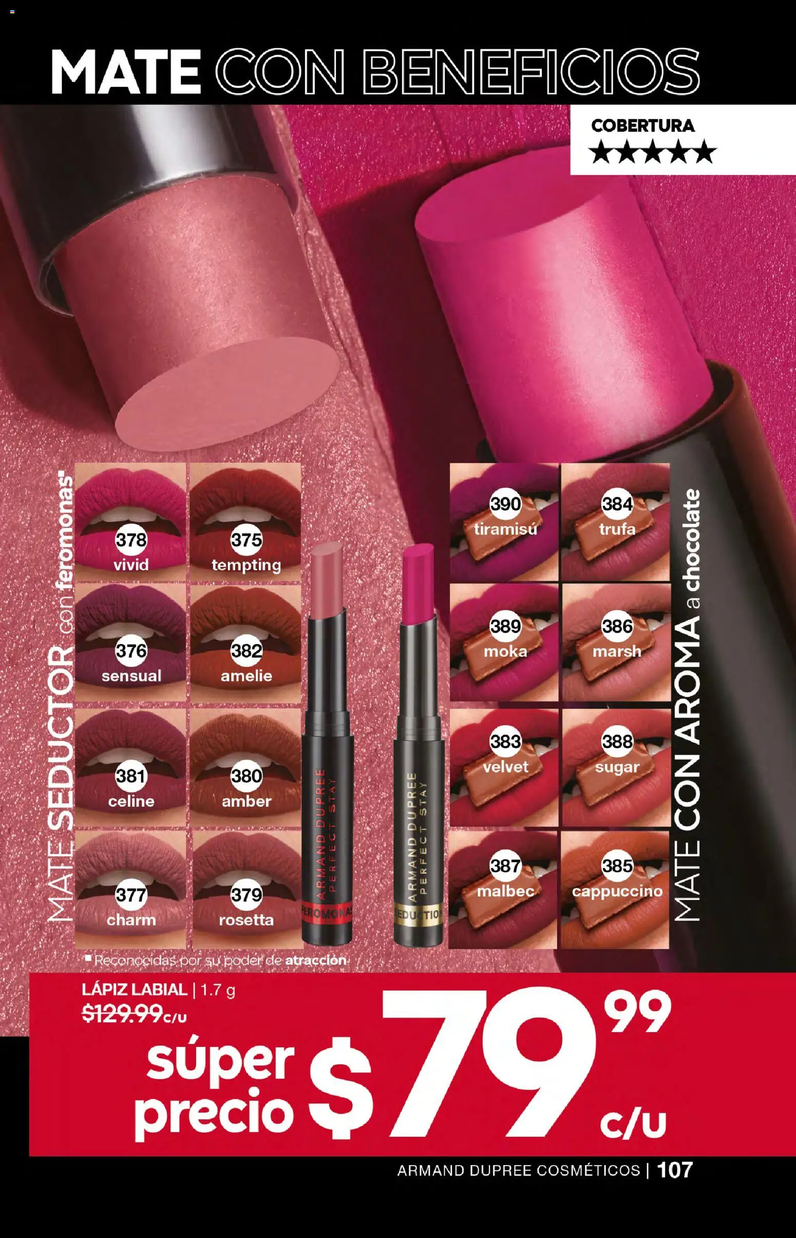 Nuevas ofertas de Fuller válidas en toda la República Mexicana desde el 18.02.2026. ¡Encuentra las mejores ofertas en Fuller campaña 23 2026! | Página: 107 | Productos: Chocolate, Mate, Lápiz labial