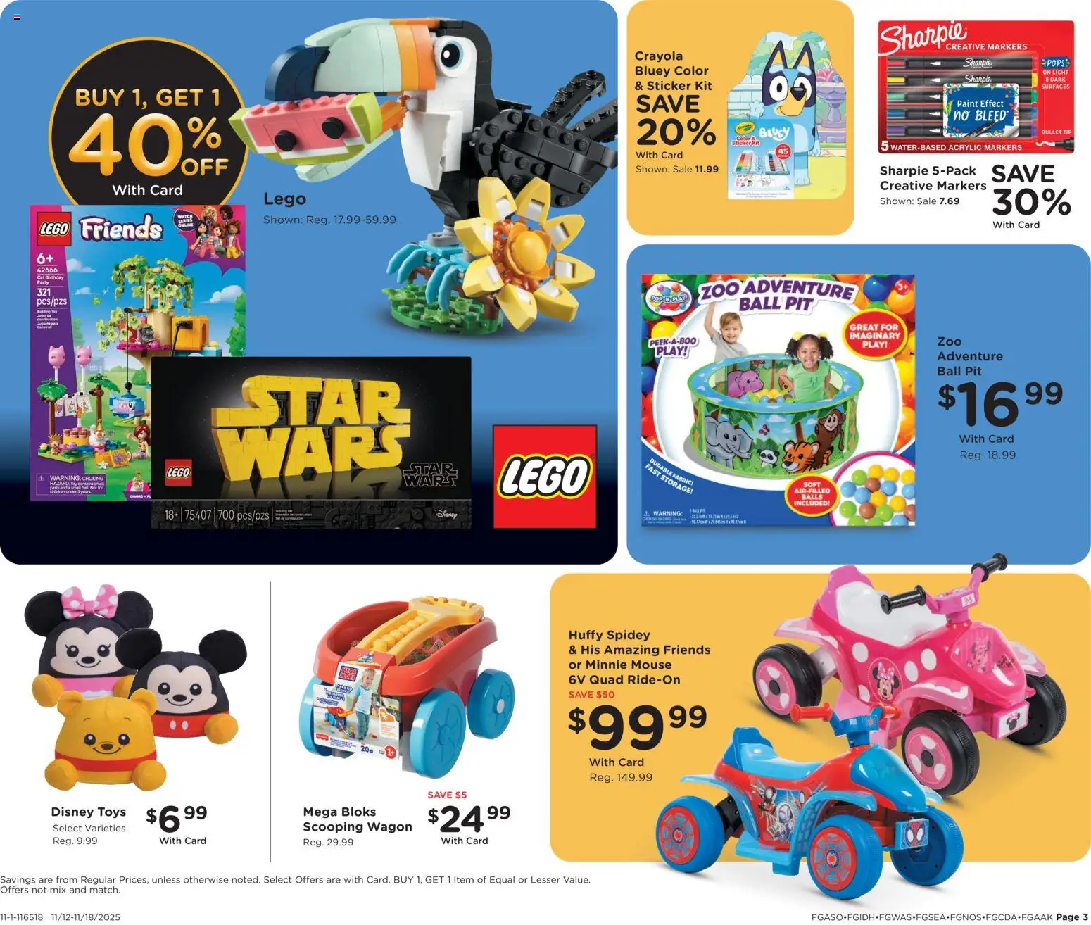 Fred Meyer Black Friday Deals - valid from 12.11.2025 | Page: 3 | Products: Acrylic, Mouse