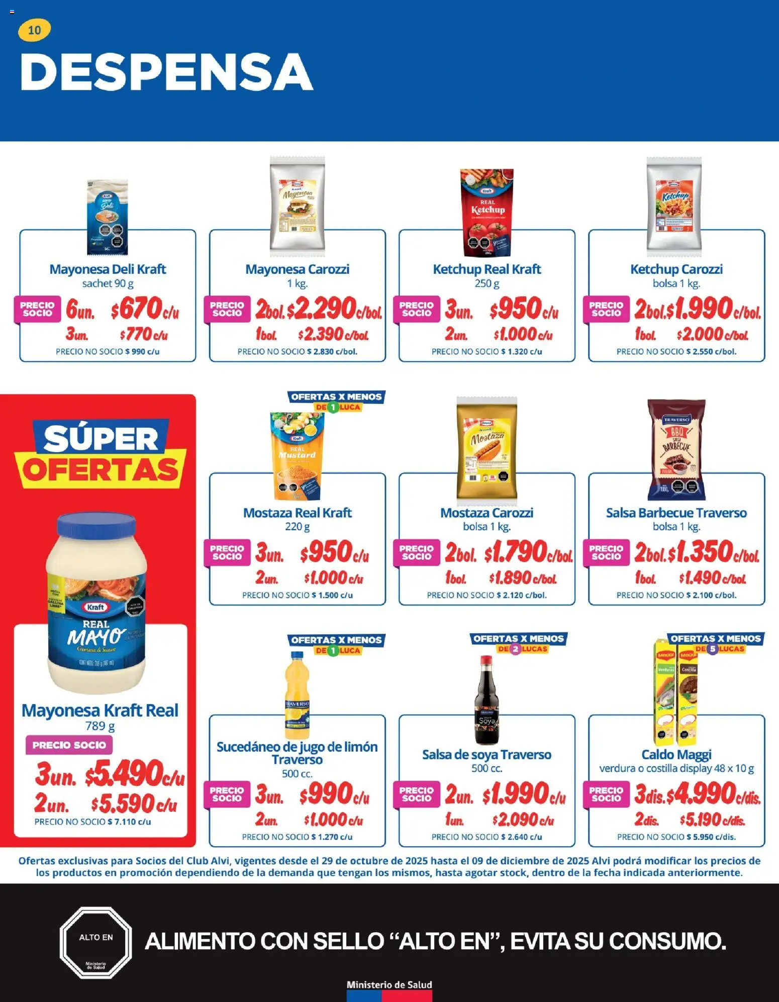 Black Friday Alvi │ válido desde el 04.11.2025 | Página: 10 | Productos: Bolsa, Limón, Jugo, Mayonesa