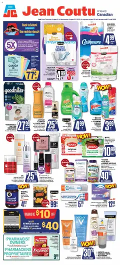 Preview of Jean Coutu weekly flyer from shop Jean Coutu valid from 21.08.2025