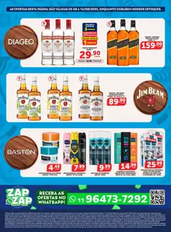 Roldão Folheto - válido de 08.08.2025 | Página: 2 | Produtos: Shampoo, Whisky, Desodorante, Bourbon