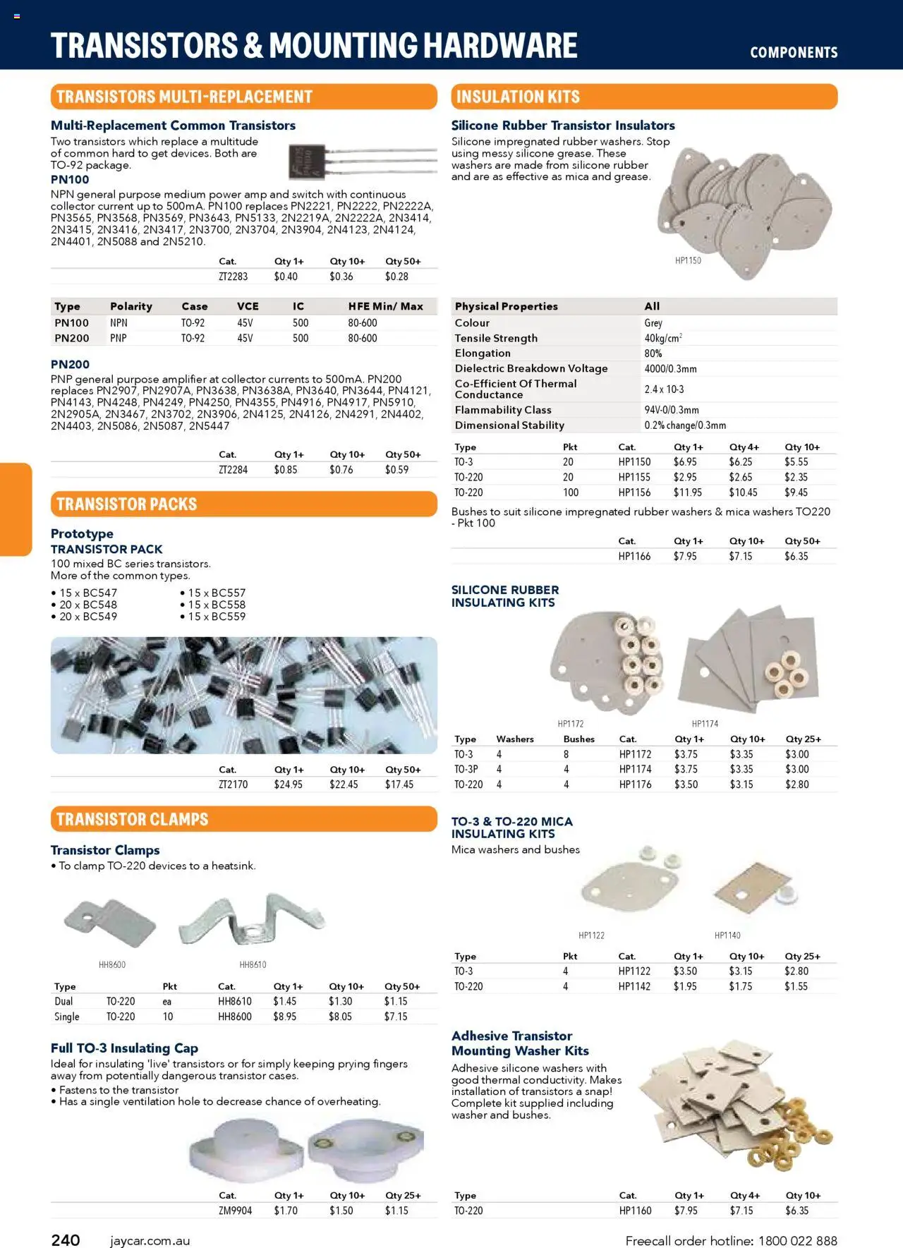 Jaycar catalogue - valid from 09.07.2025 | Page: 240 | Products: Kits, Amplifier, Cap, Washer